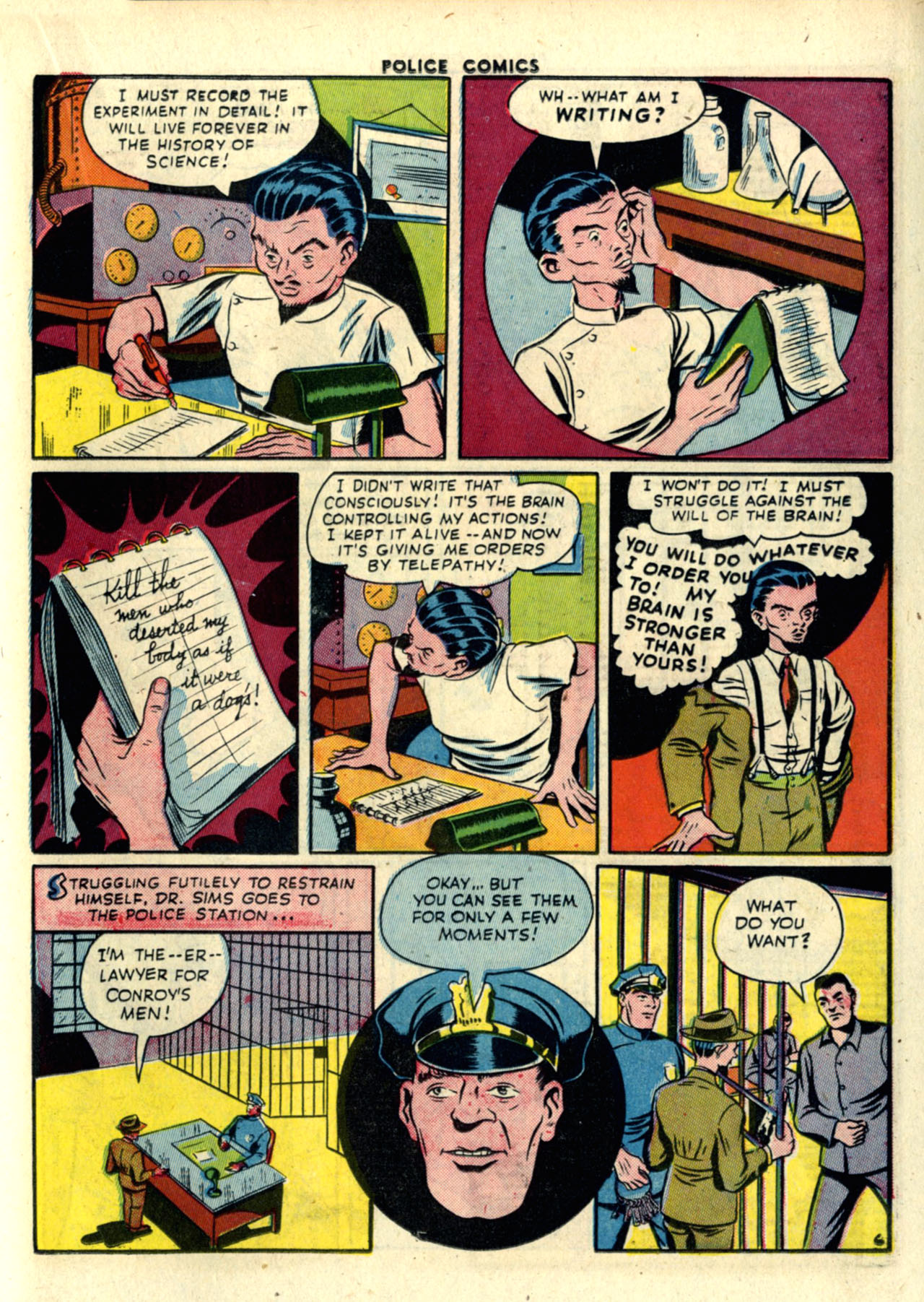 Read online Police Comics comic -  Issue #29 - 35