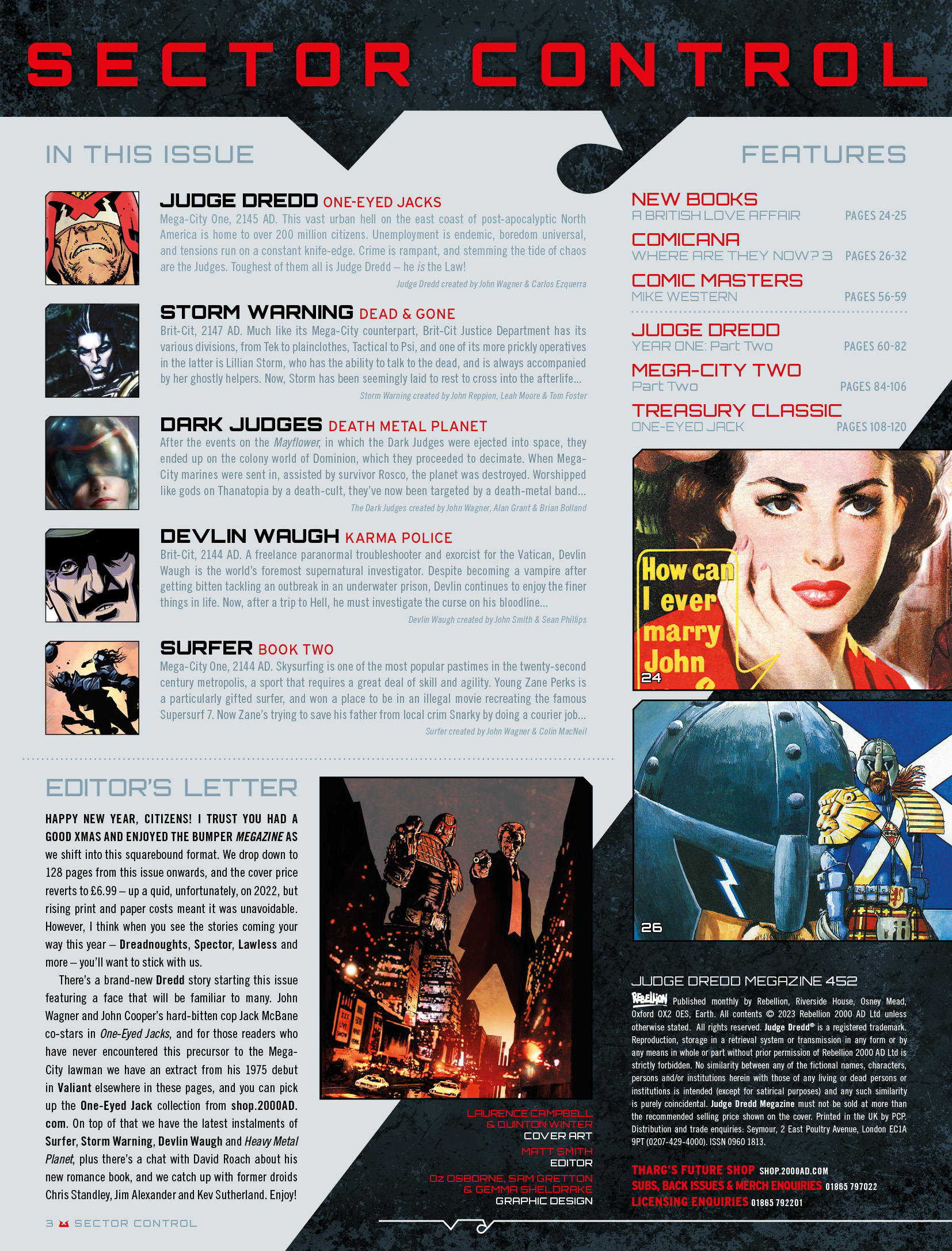 Read online Judge Dredd Megazine (Vol. 5) comic -  Issue #452 - 3