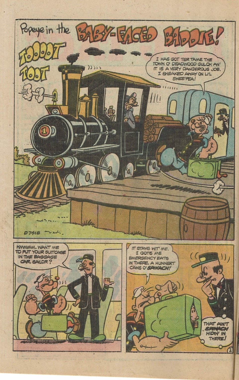 Read online Popeye (1948) comic -  Issue #132 - 8