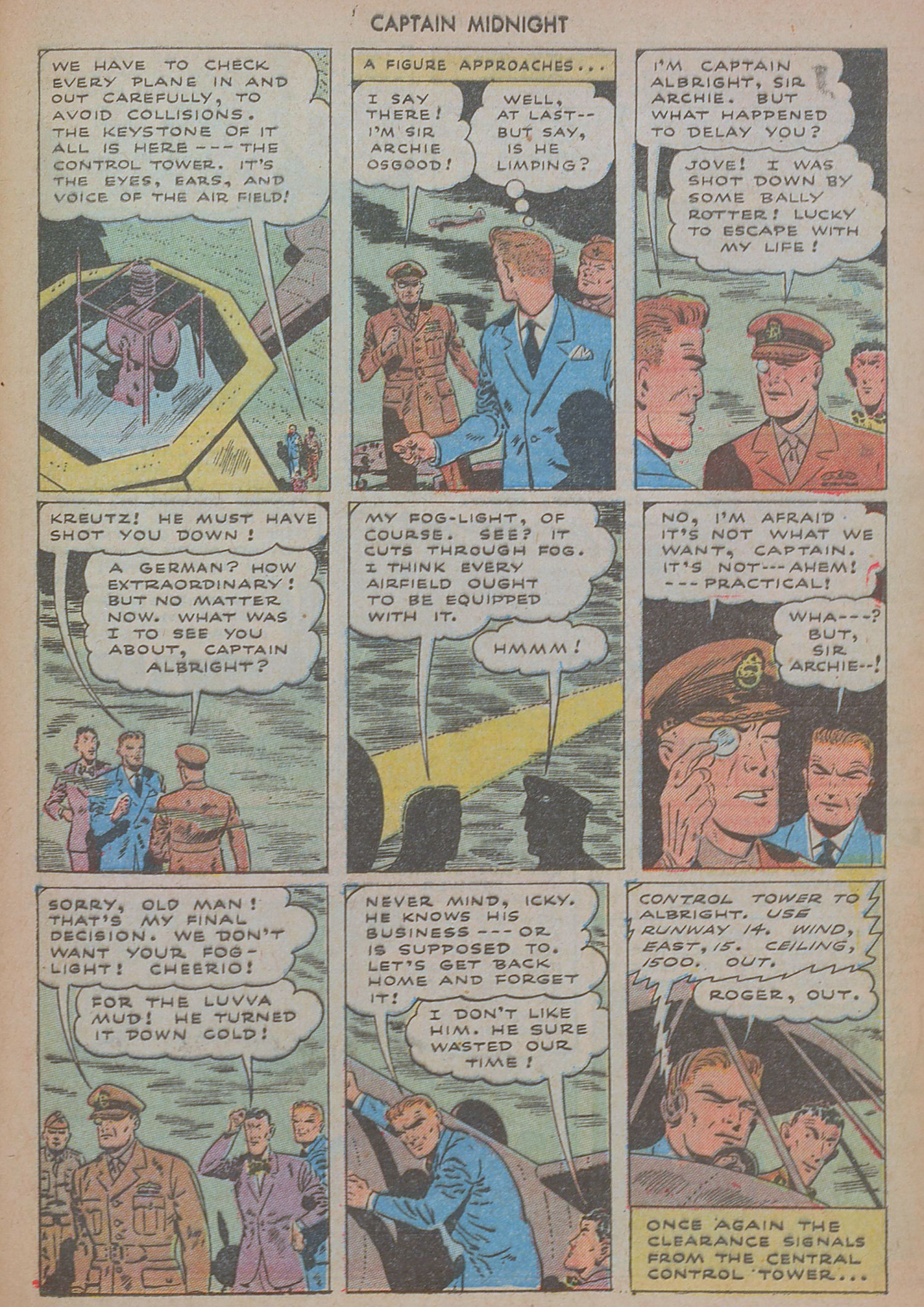 Read online Captain Midnight (1942) comic -  Issue #24 - 29