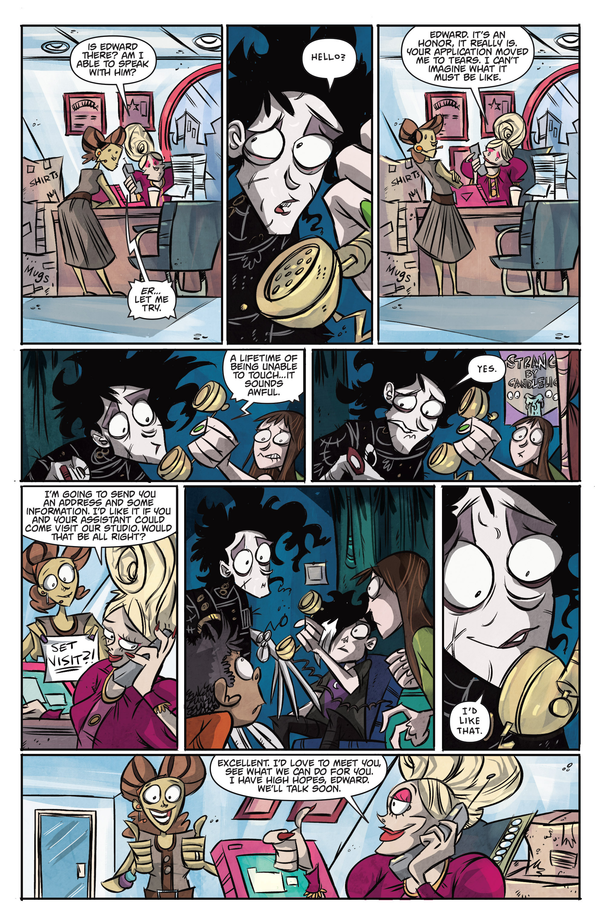 Read online Edward Scissorhands comic -  Issue #7 - 16