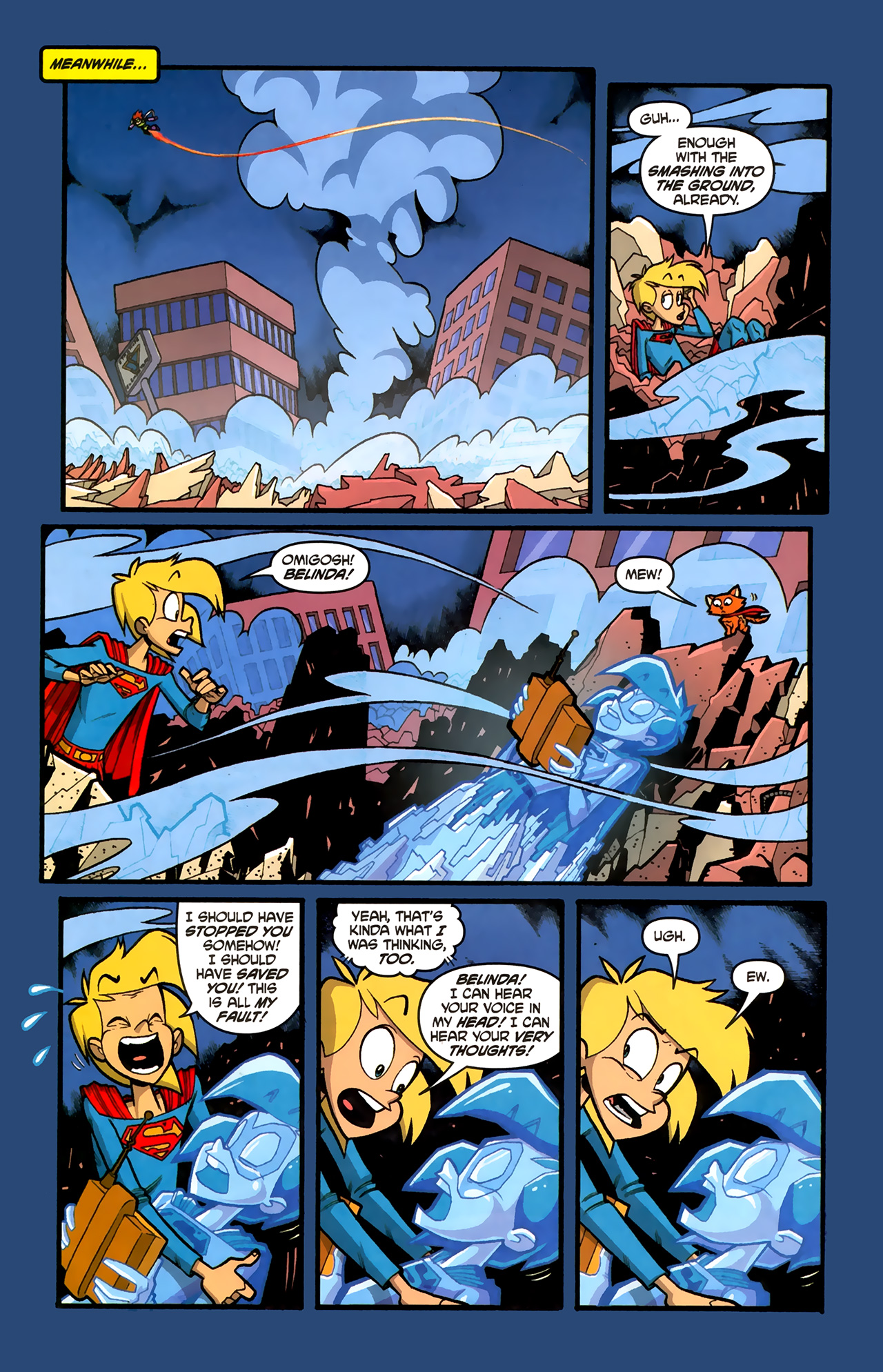 Read online Supergirl: Cosmic Adventures in the 8th Grade comic -  Issue #6 - 4