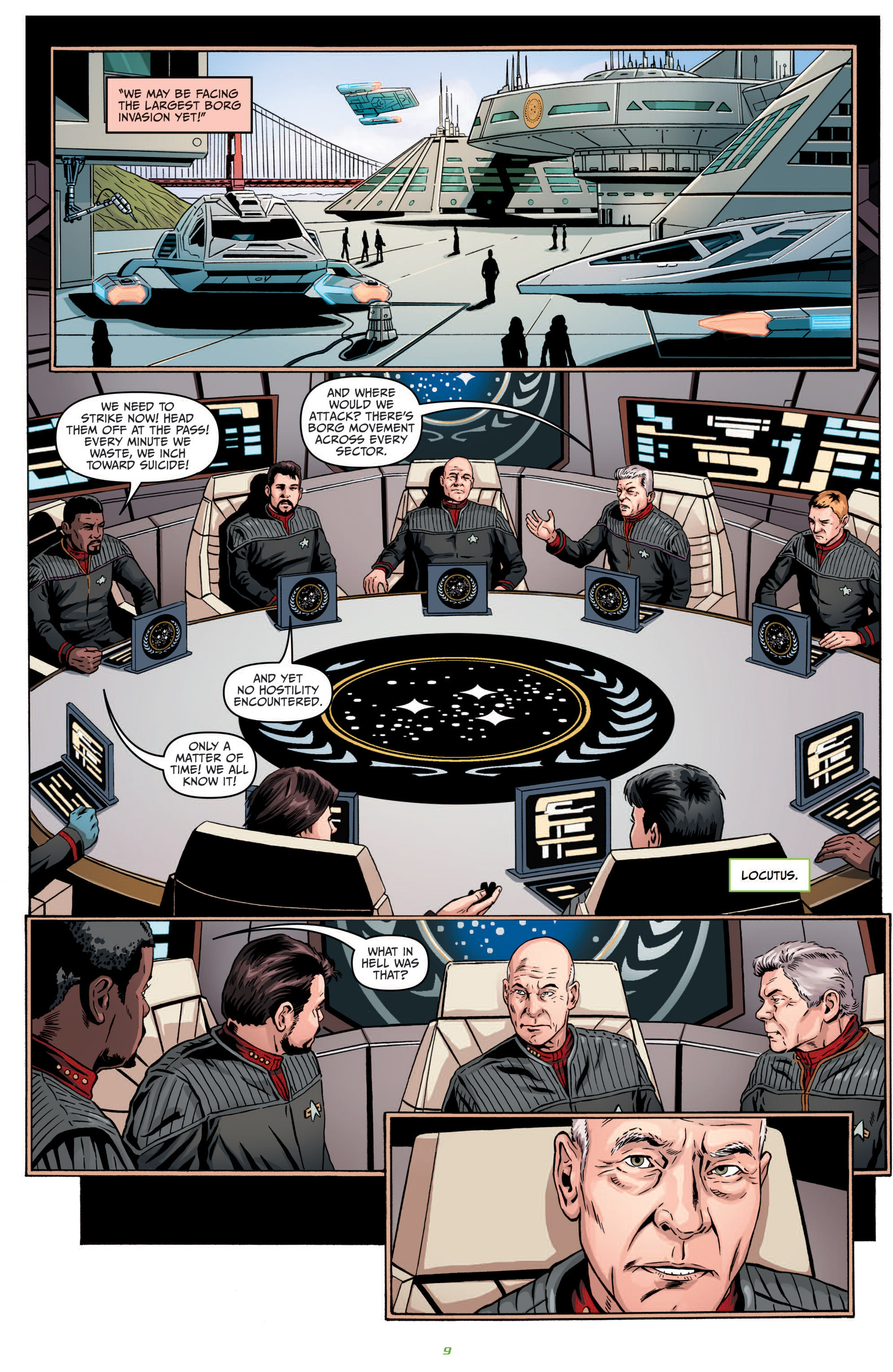 Read online Star Trek: The Next Generation - Hive comic -  Issue #1 - 12