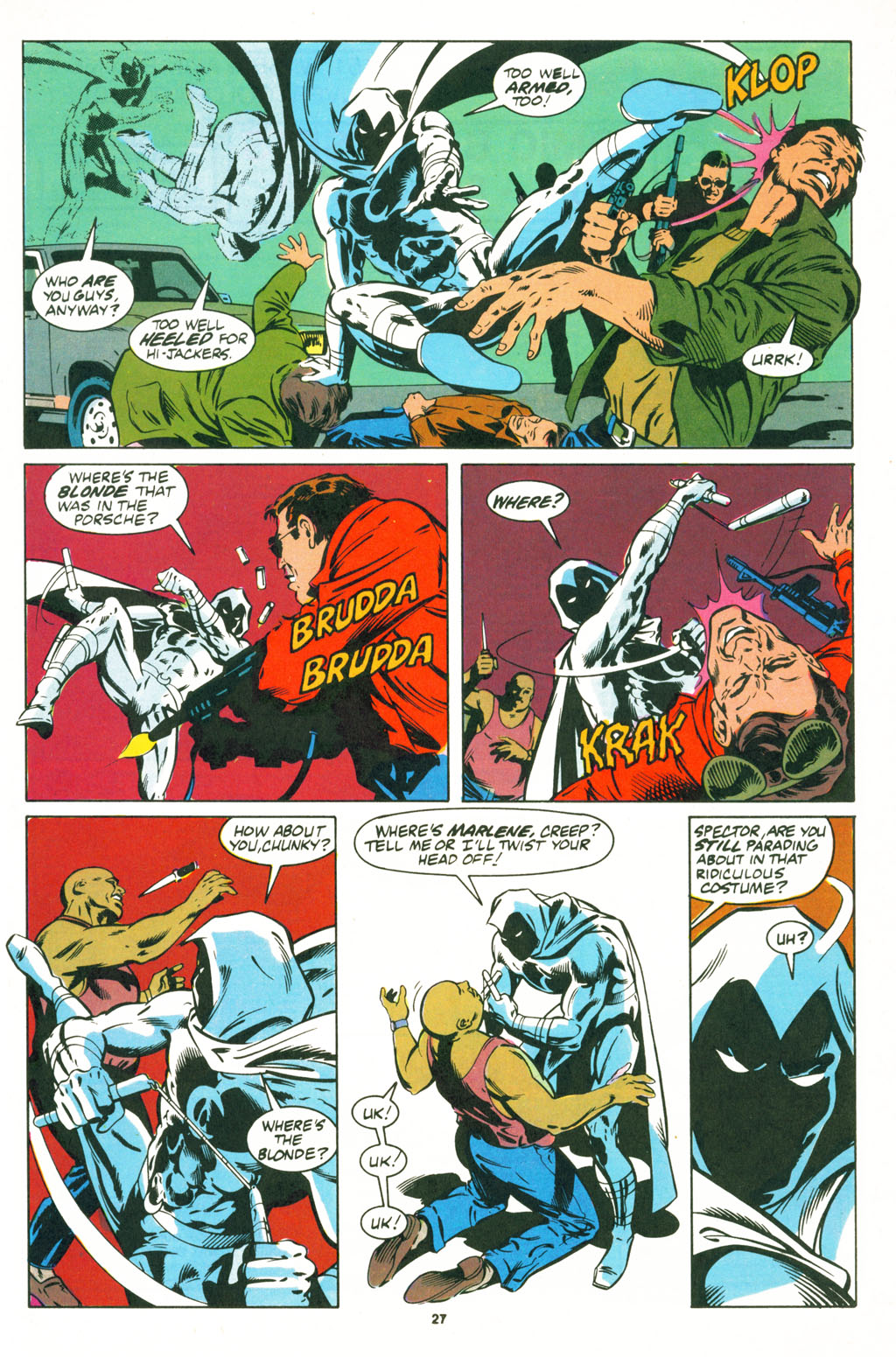 Read online Marc Spector: Moon Knight comic -  Issue #1 - 21