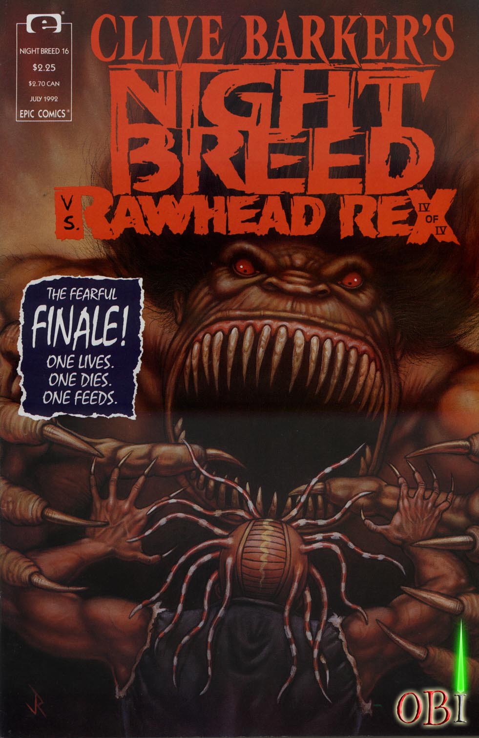 Read online Clive Barker's Night Breed (1990) comic -  Issue #16 - 1