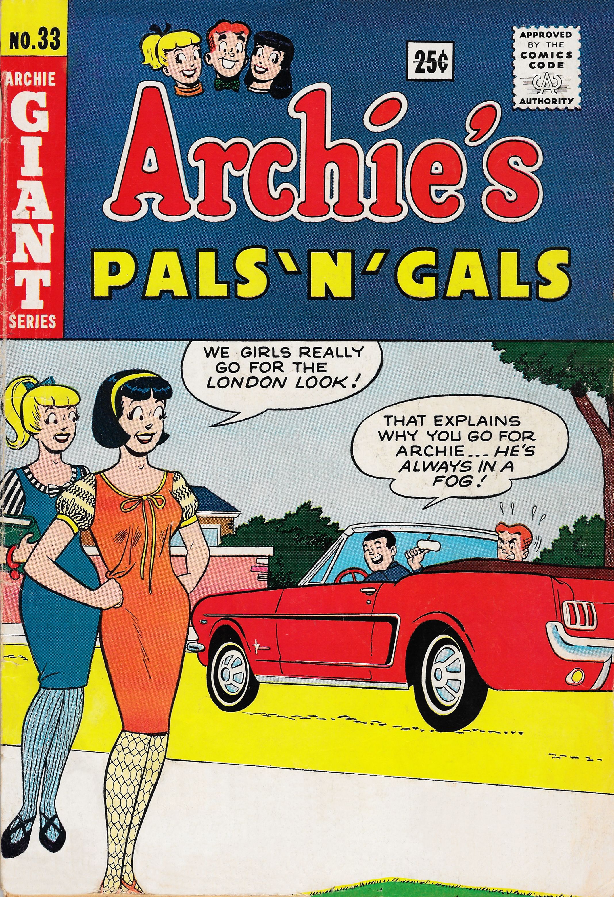 Read online Archie's Pals 'N' Gals (1952) comic -  Issue #33 - 1