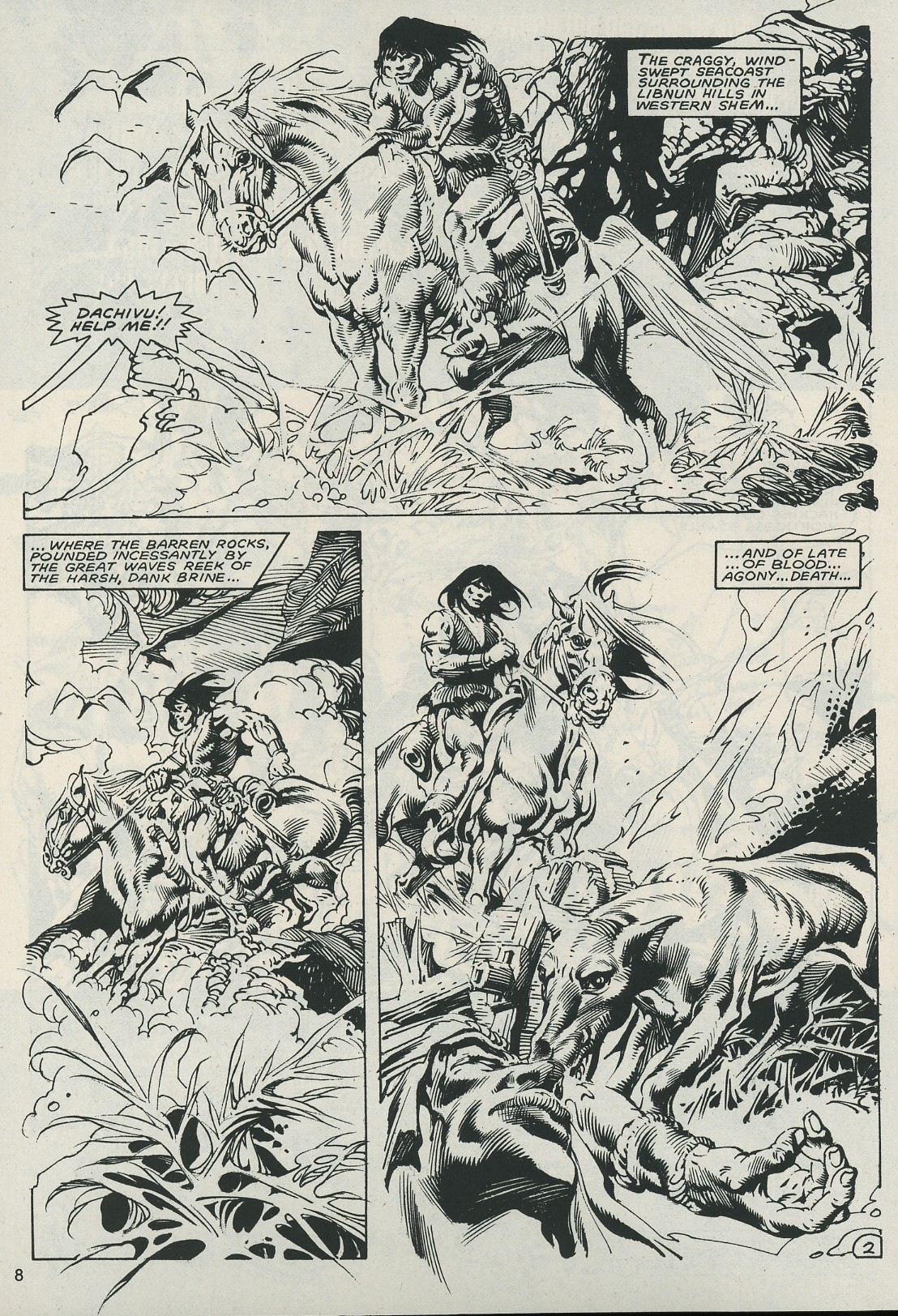 Read online The Savage Sword Of Conan comic -  Issue #121 - 8