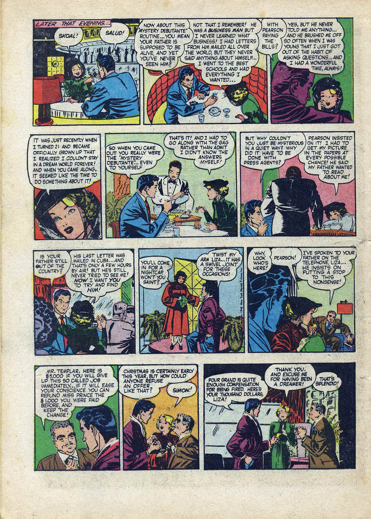 Read online The Saint (1947) comic -  Issue #8 - 22