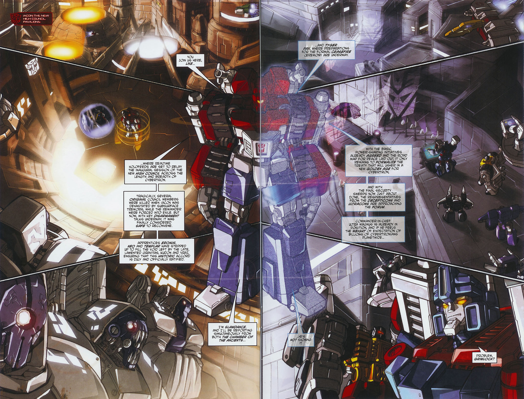 Read online Transformers War Within: "The Age of Wrath" comic -  Issue #1 - 10