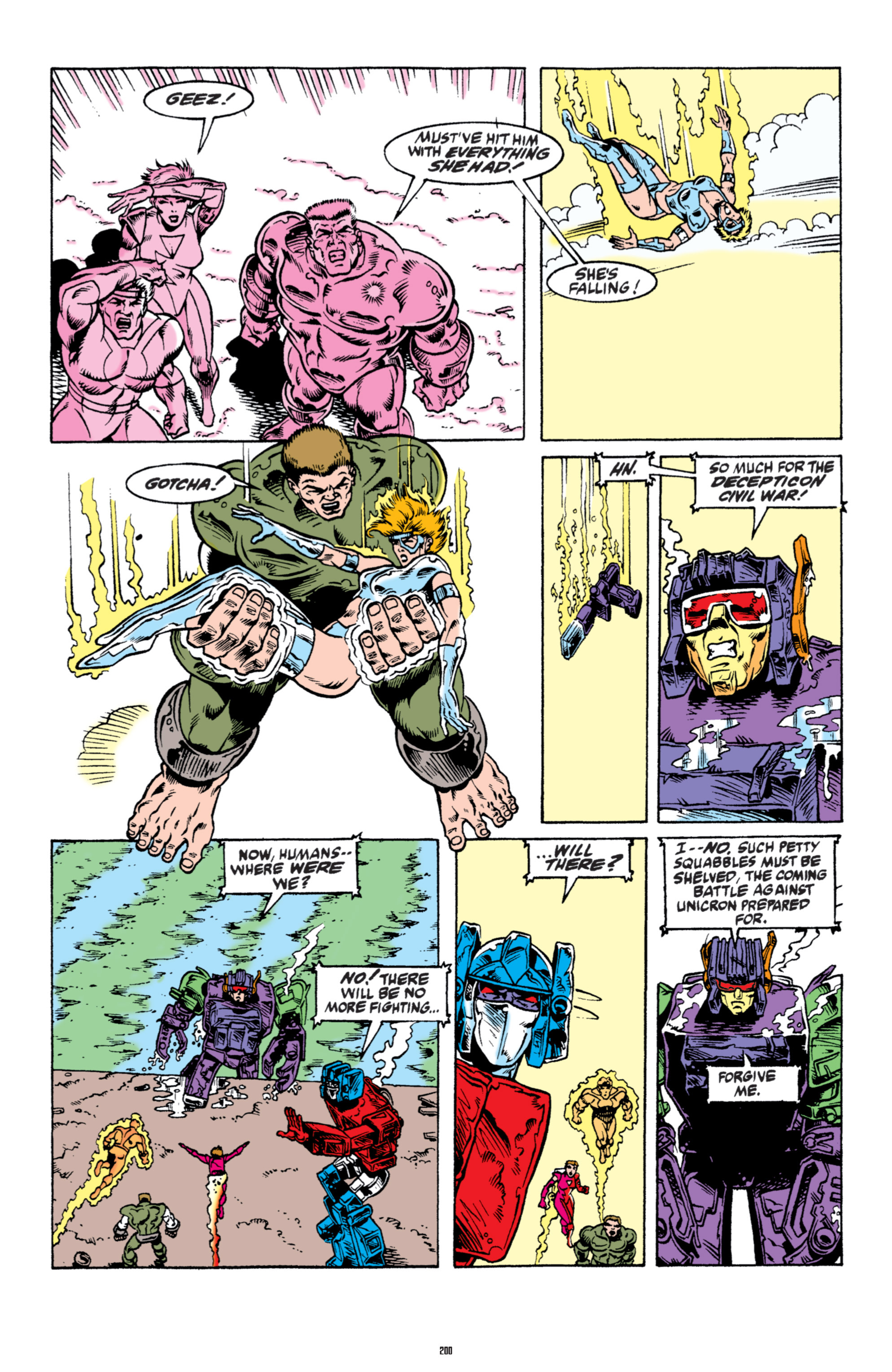 Read online The Transformers Classics comic -  Issue # TPB 6 - 200