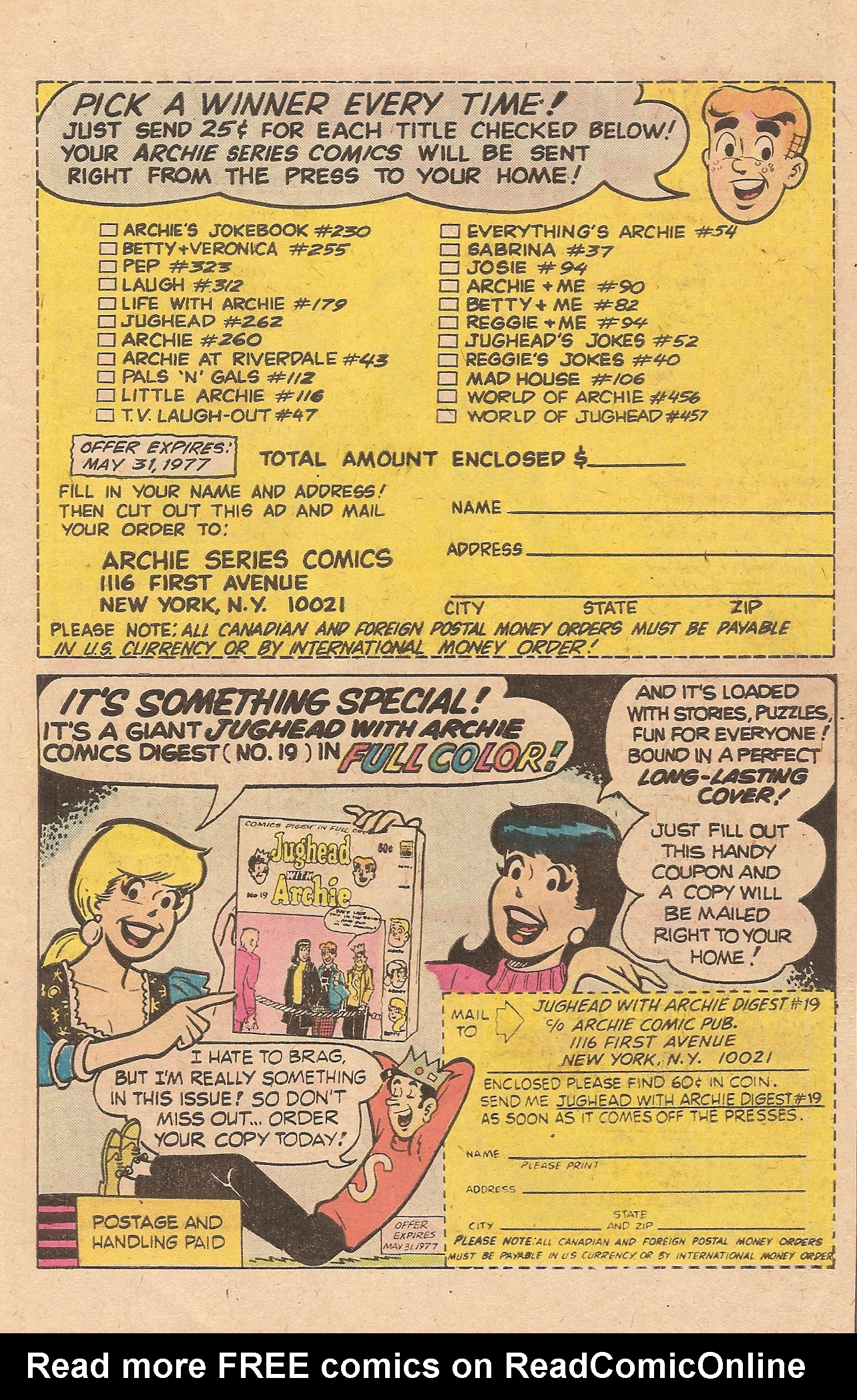 Read online Jughead (1965) comic -  Issue #261 - 27