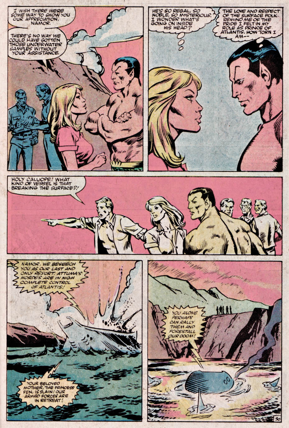 Read online What If? (1977) comic -  Issue #41 - The Sub-mariner had saved Atlantis from its destiny - 30