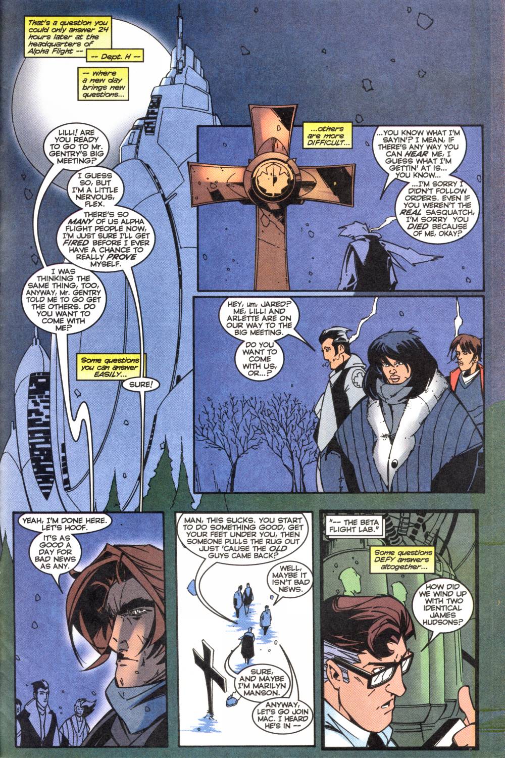 Read online Alpha Flight (1997) comic -  Issue #20 - 21