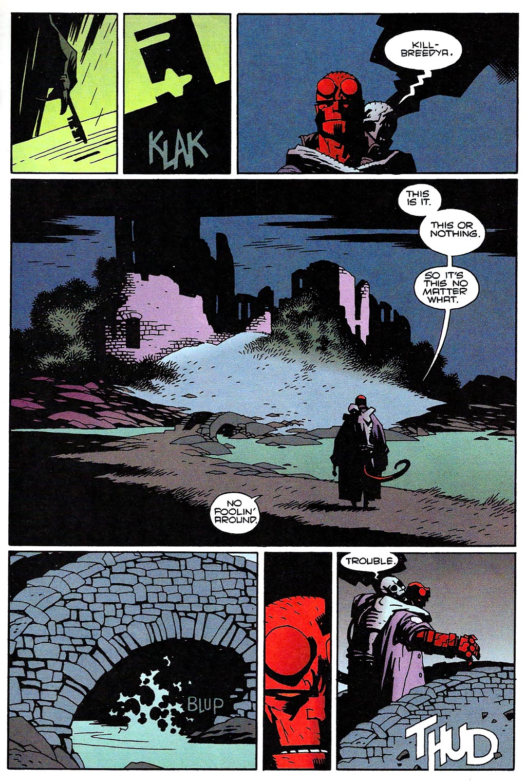 Read online Hellboy: The Corpse and the Iron Shoes comic -  Issue # Full - 19