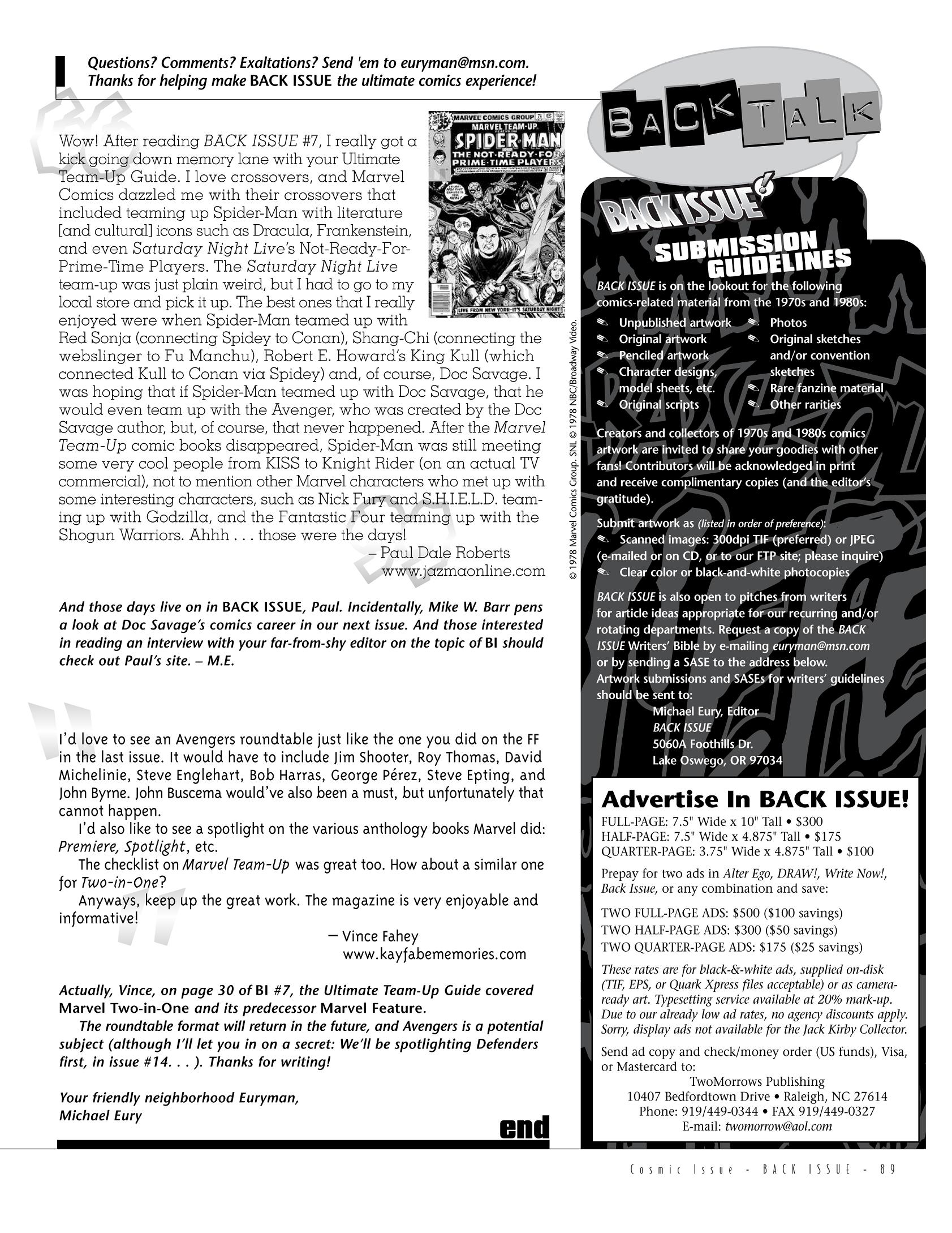 Read online Back Issue comic -  Issue #9 - 91