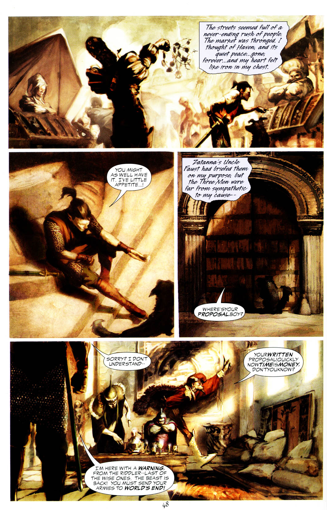 Read online JLA: Riddle of the Beast comic -  Issue # Full - 48