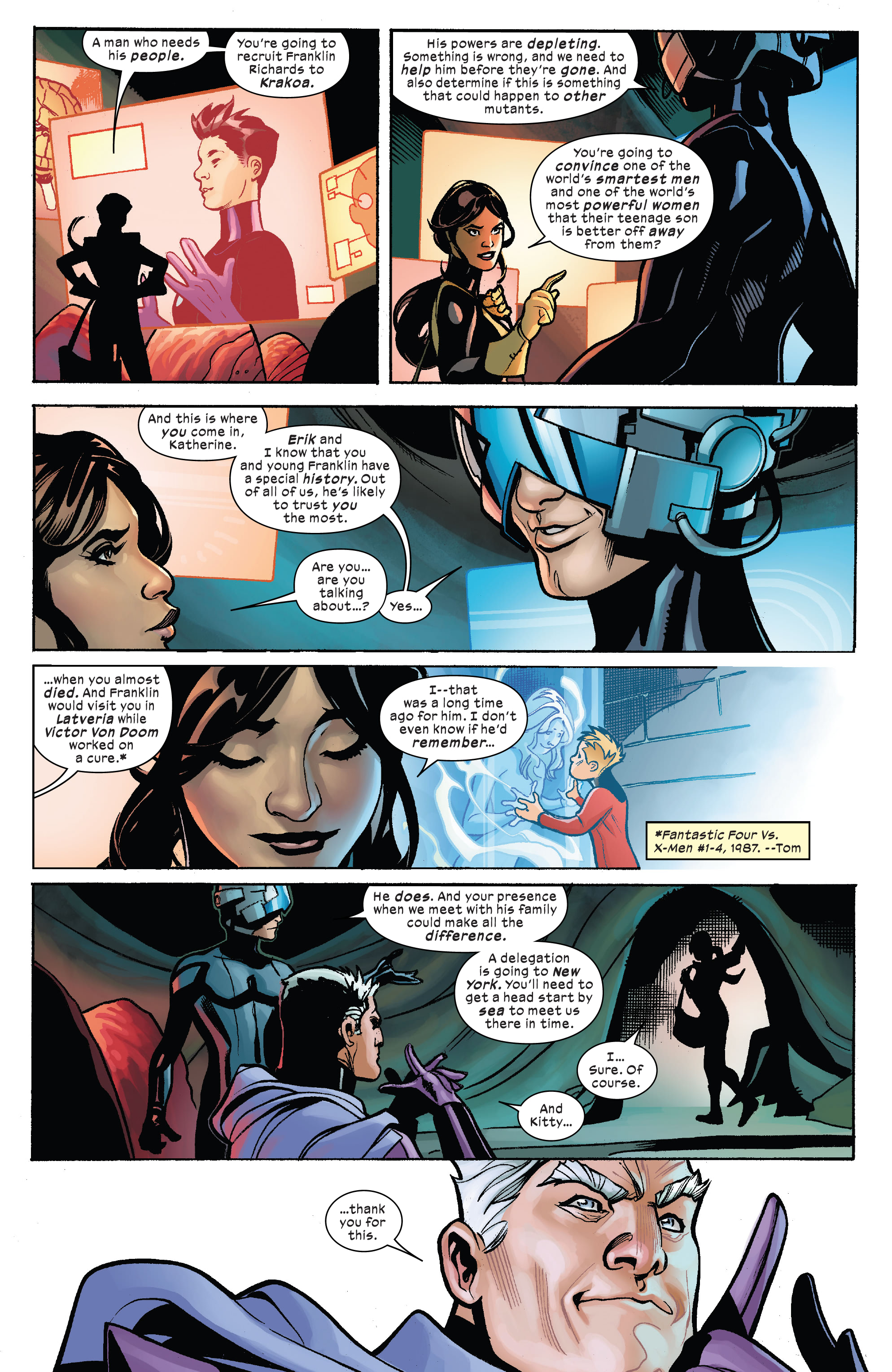 Read online X-Men/Fantastic Four (2020) comic -  Issue # _Director's Cut - 9