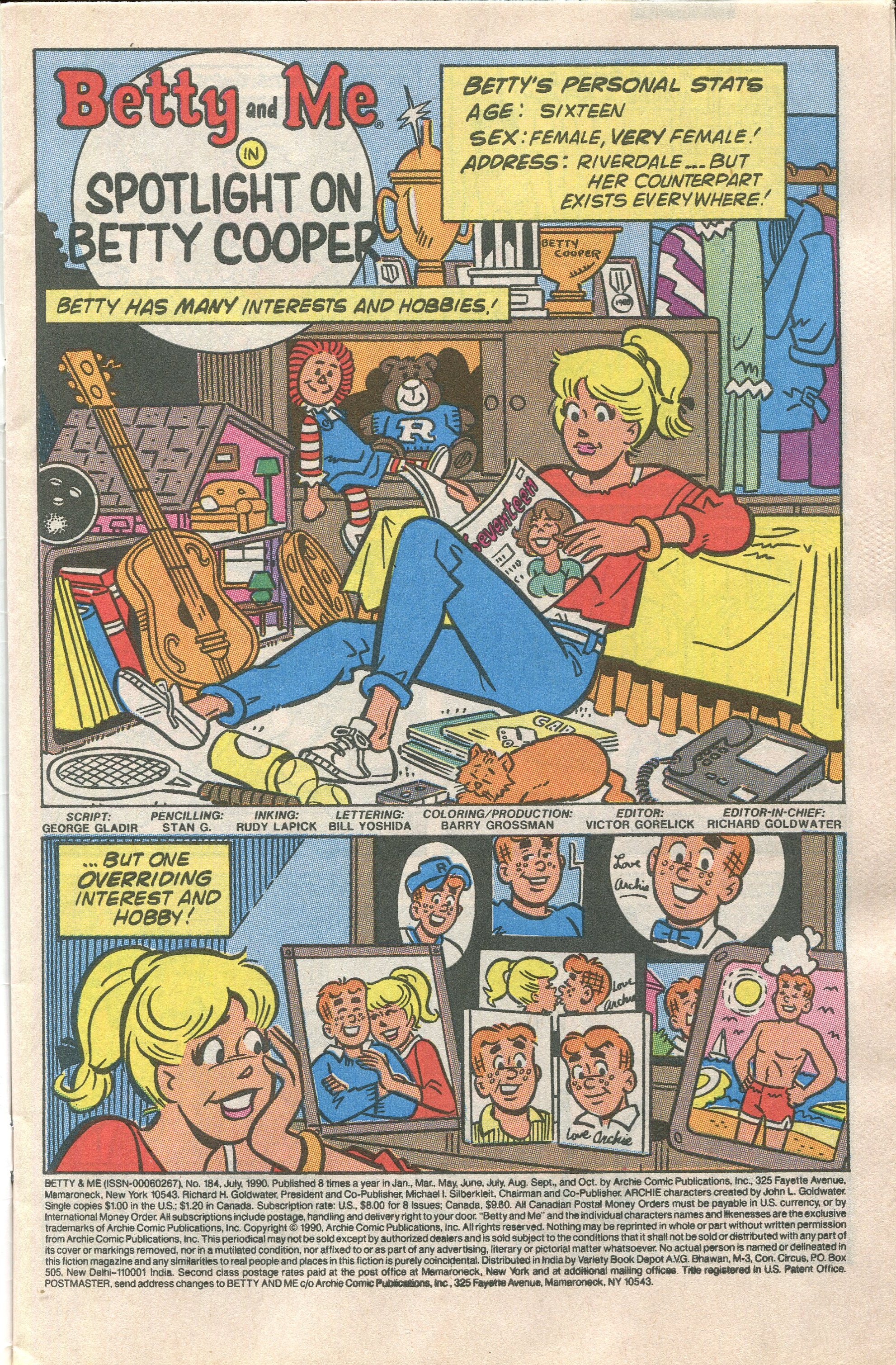 Read online Betty and Me comic -  Issue #184 - 3