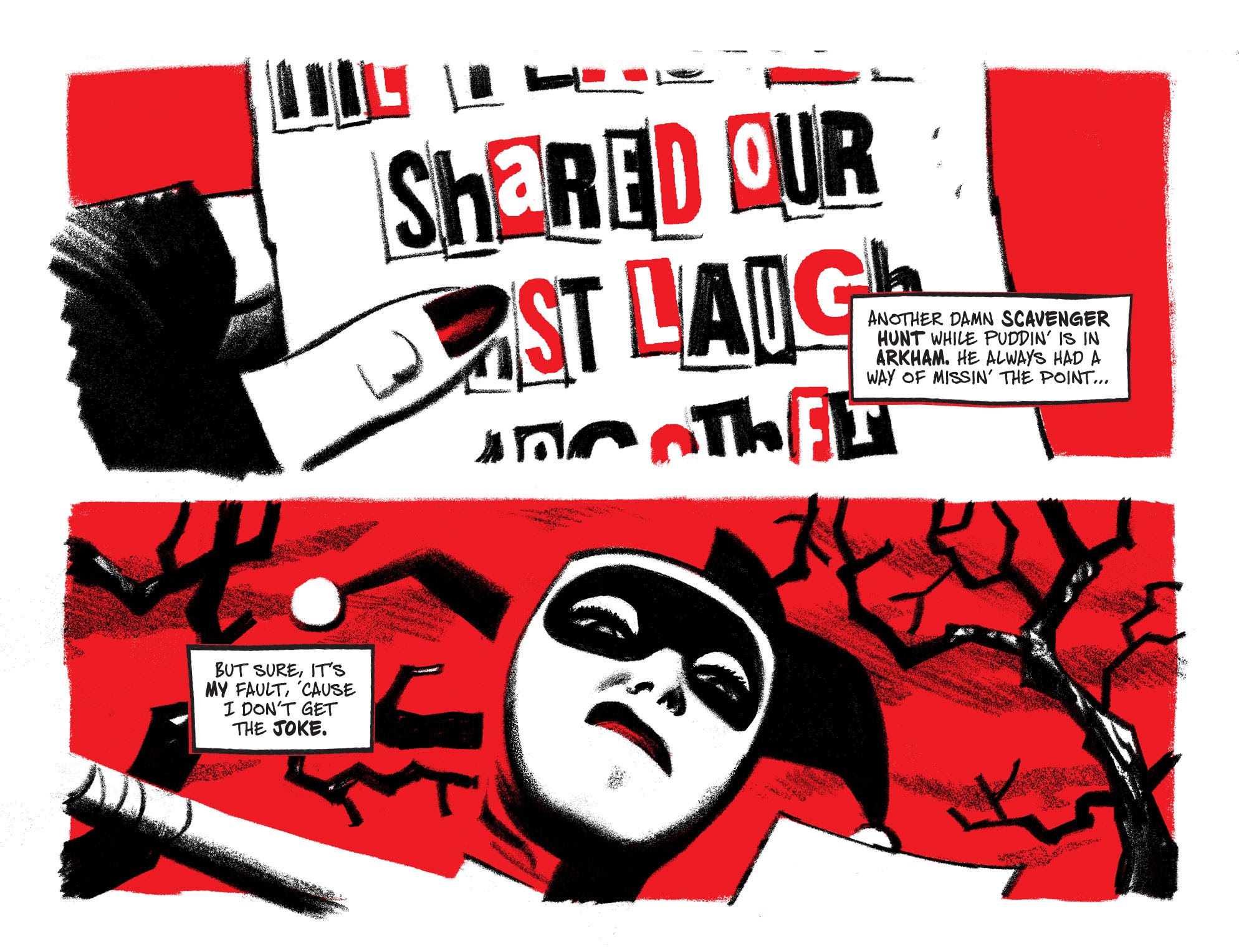 Read online Harley Quinn Black   White   Red comic -  Issue #14 - 5