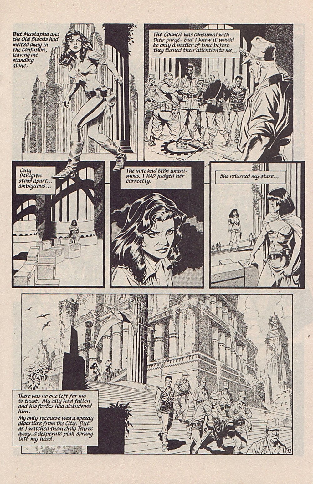 Read online Xenozoic Tales comic -  Issue #10 - 16