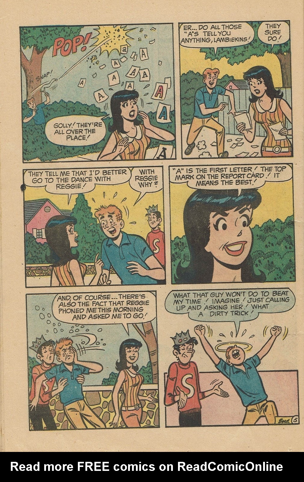 Read online Reggie and Me (1966) comic -  Issue #46 - 24