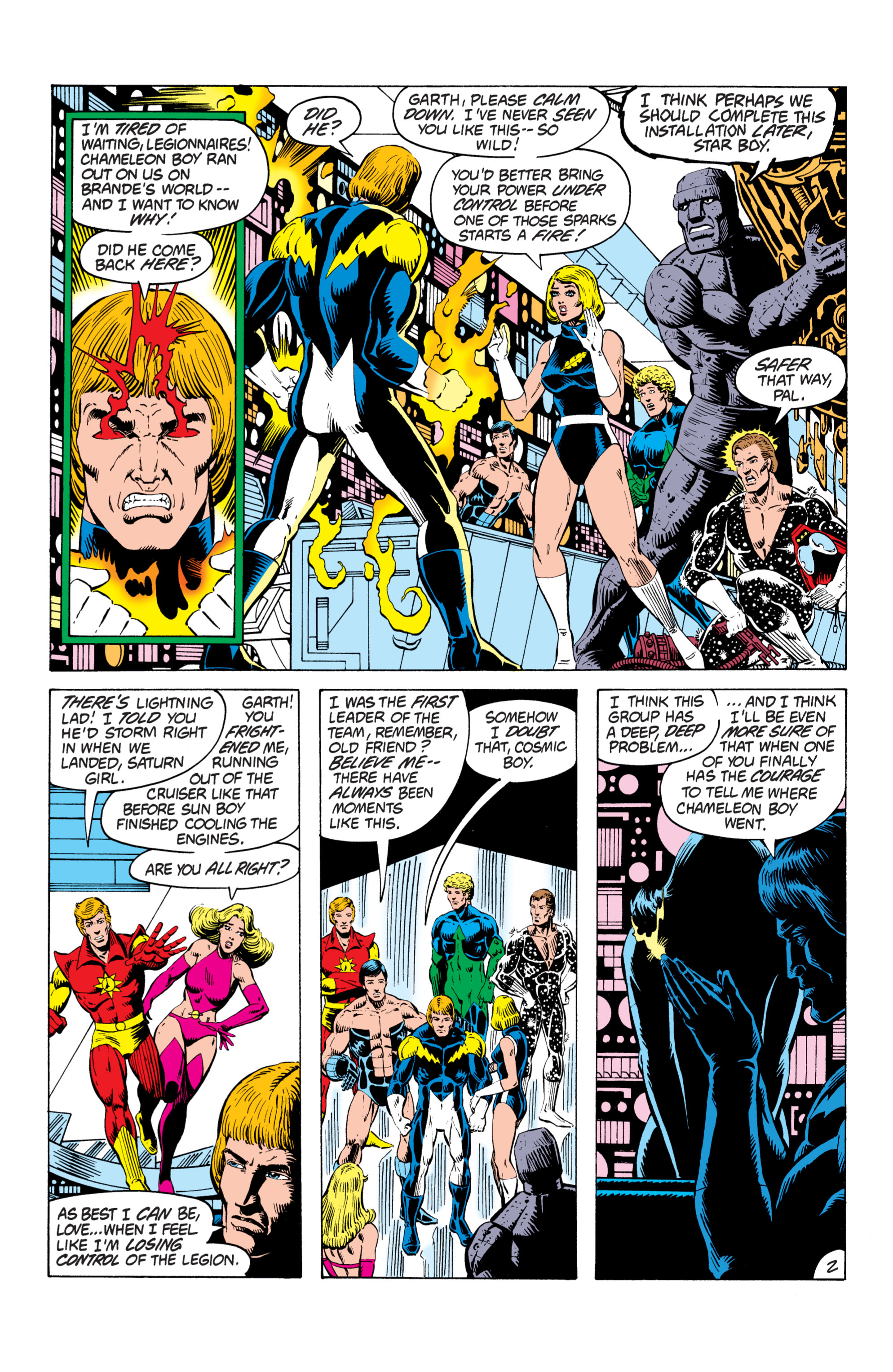 Read online Legion of Super-Heroes (1980) comic -  Issue #287 - 3