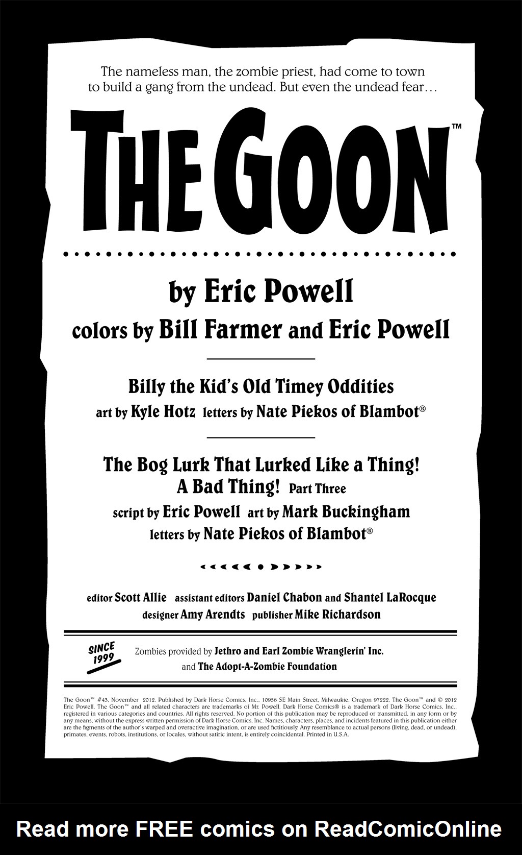 Read online The Goon (2003) comic -  Issue #43 - 2