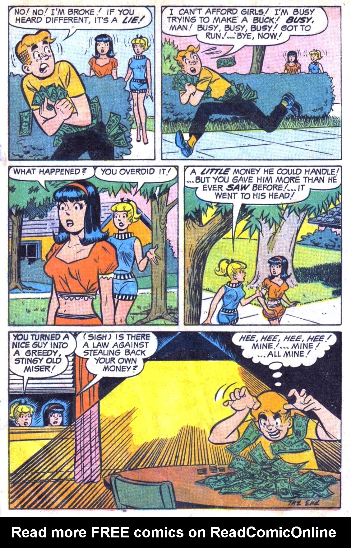 Read online Archie (1960) comic -  Issue #186 - 33
