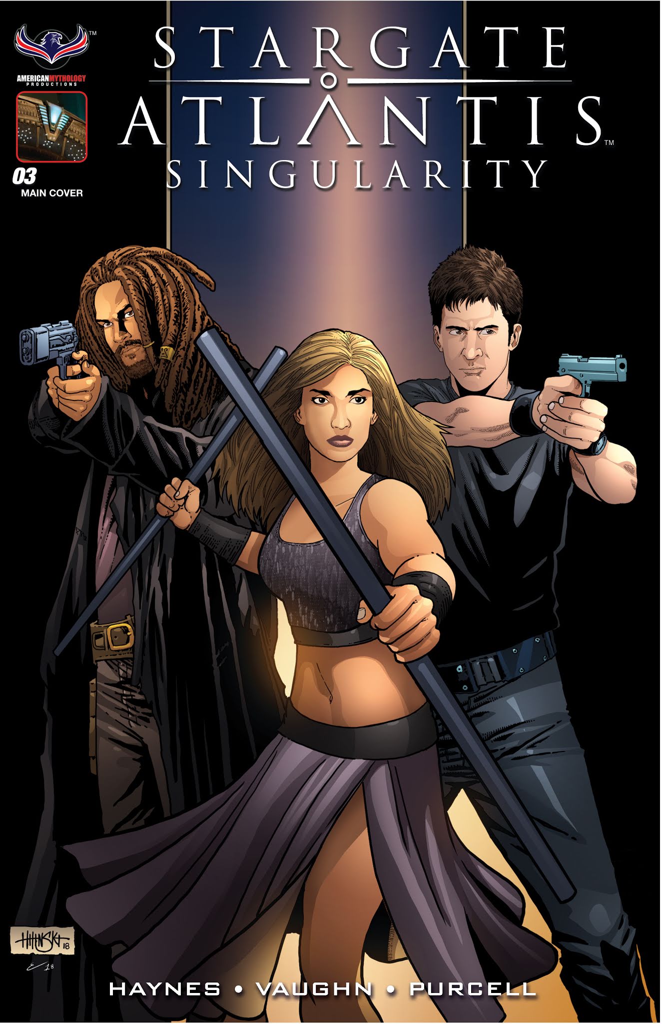 Read online Stargate Atlantis: Singularity comic -  Issue #3 - 1