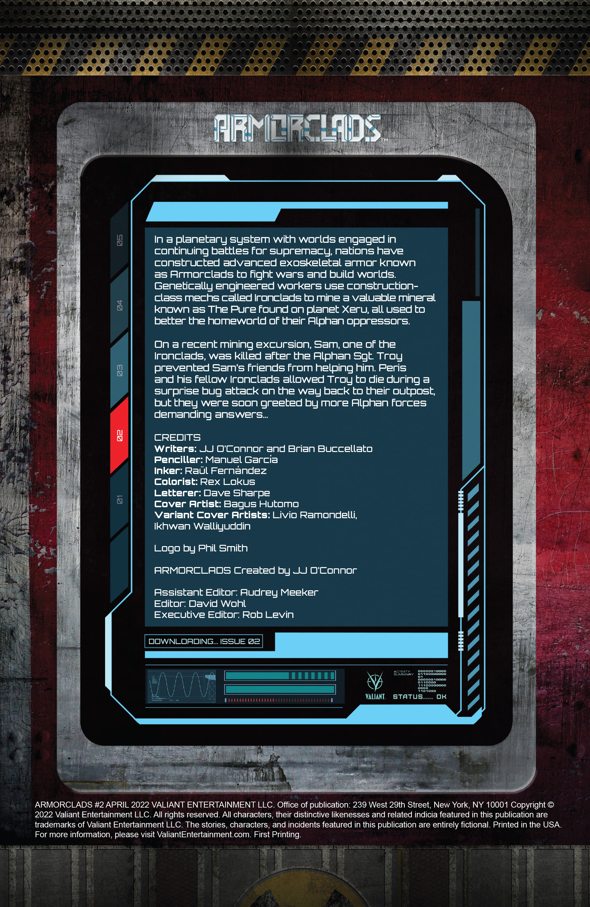 Read online Armorclads comic -  Issue #2 - 2