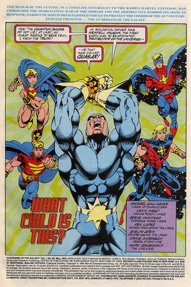 Read online Guardians of the Galaxy (1990) comic -  Issue #60 - 2
