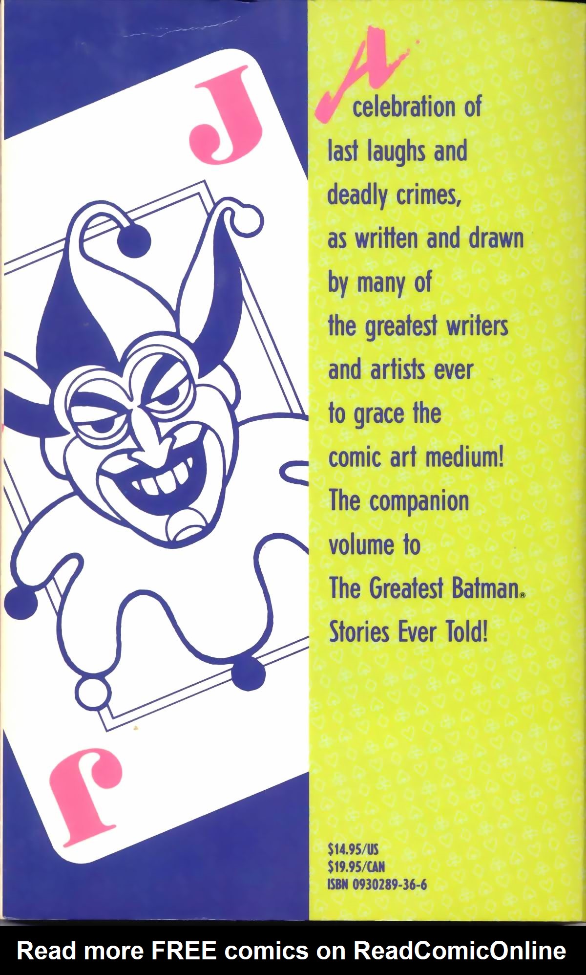 Read online The Greatest Joker Stories Ever Told comic -  Issue # TPB - 290