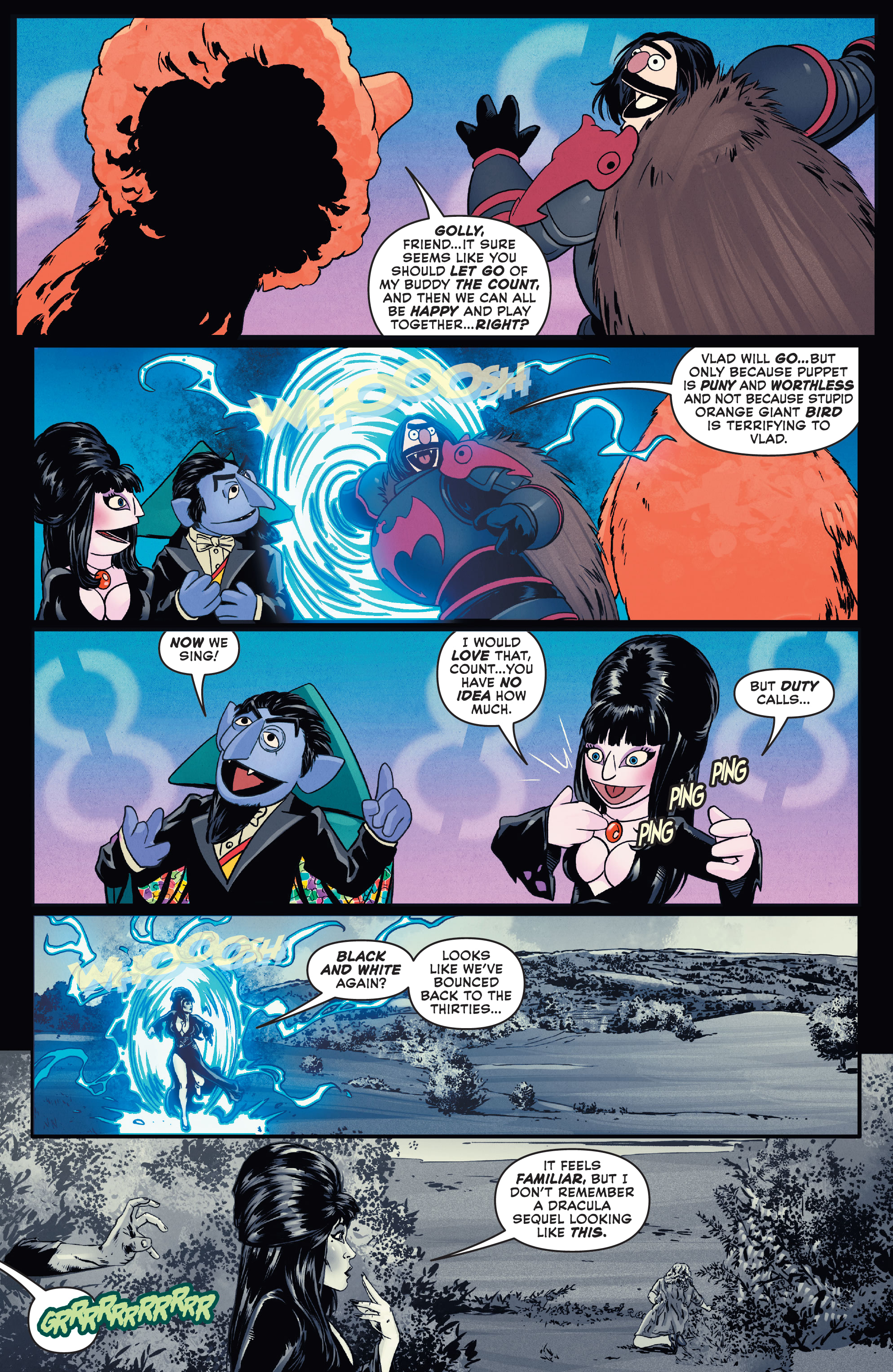 Read online Elvira in Monsterland comic -  Issue #1 - 24