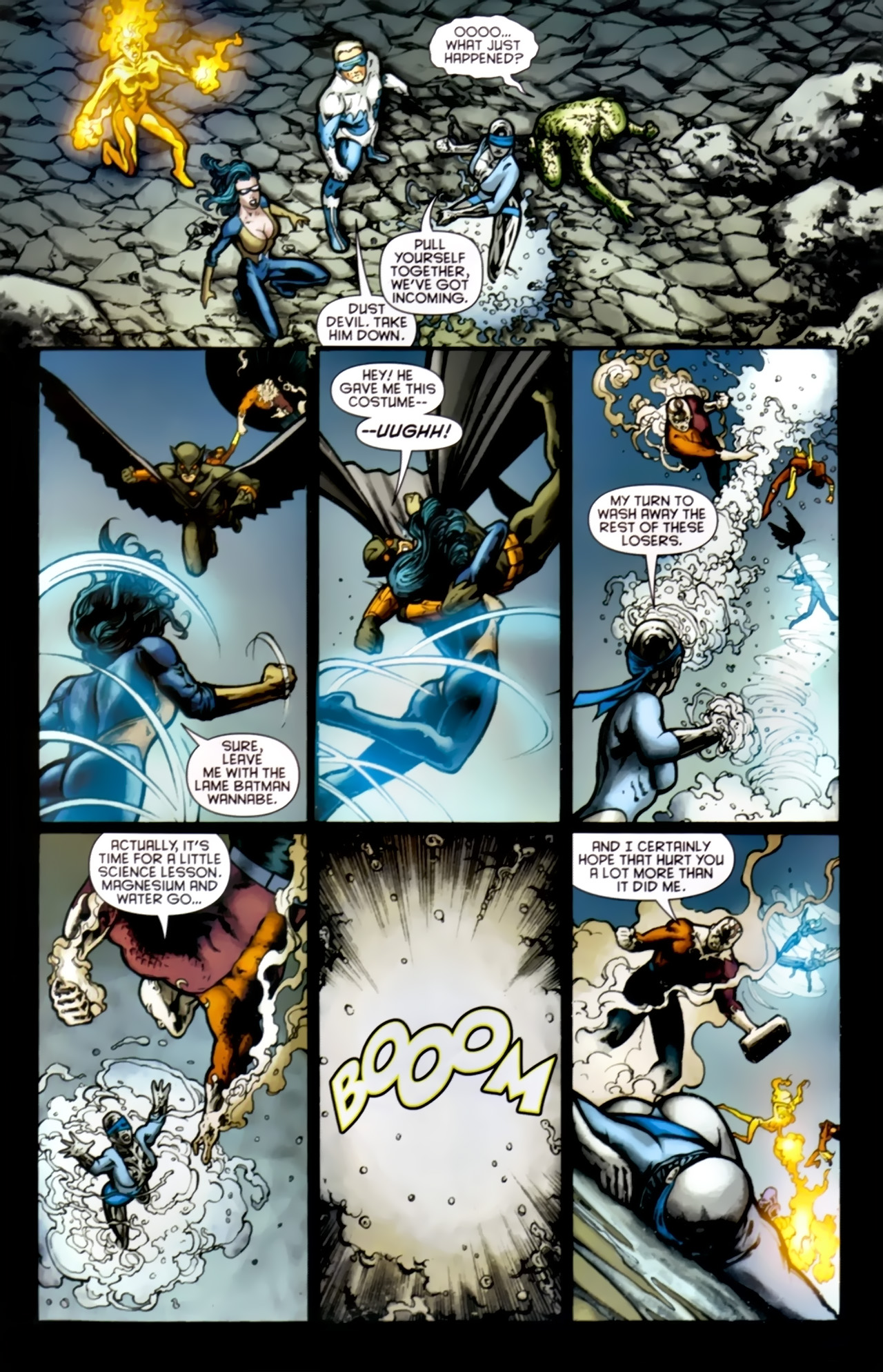 Read online The Outsiders (2009) comic -  Issue #27 - 19