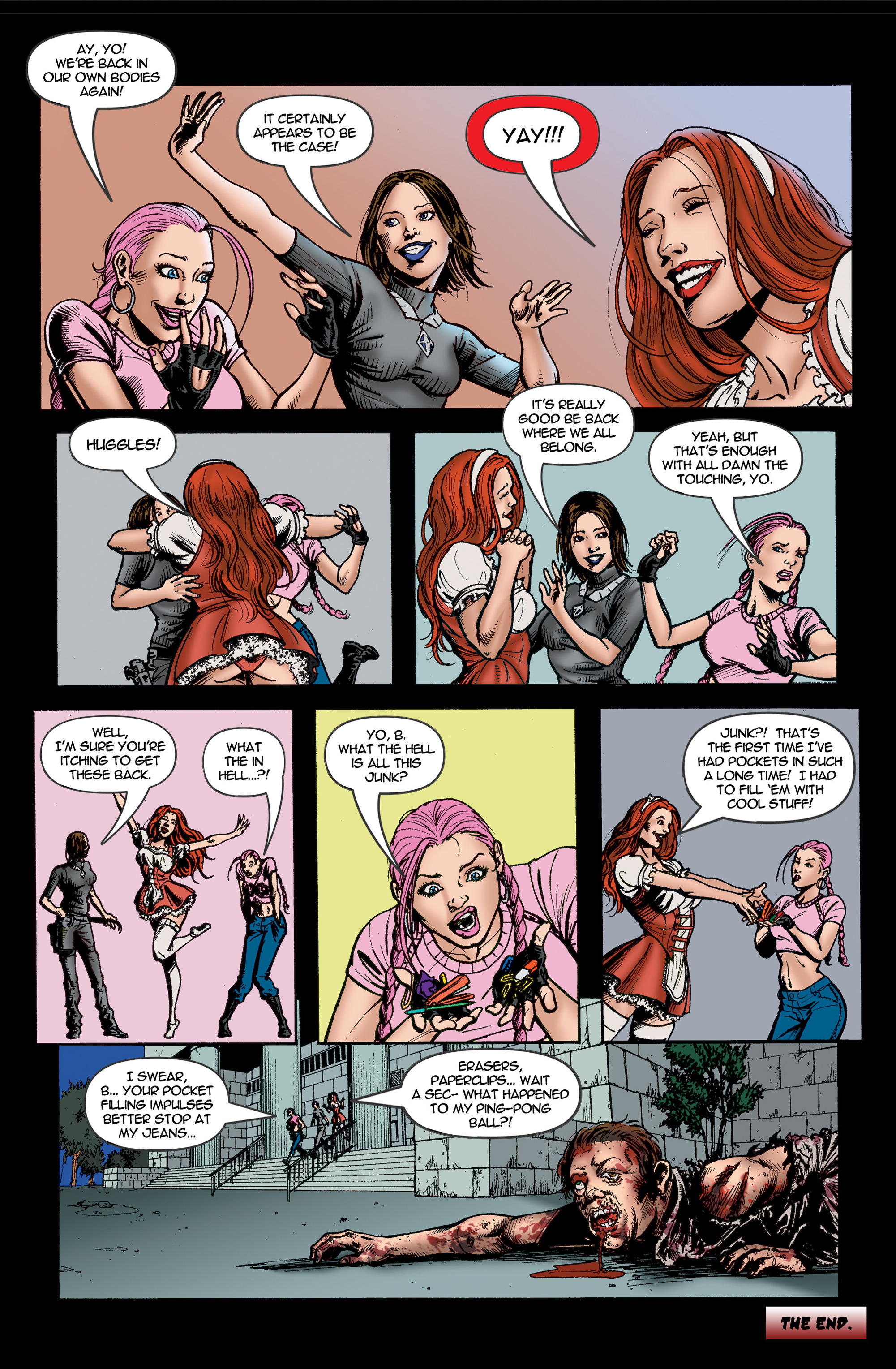 Read online Chaos Campus: Sorority Girls Vs. Zombies comic -  Issue #17 - 24