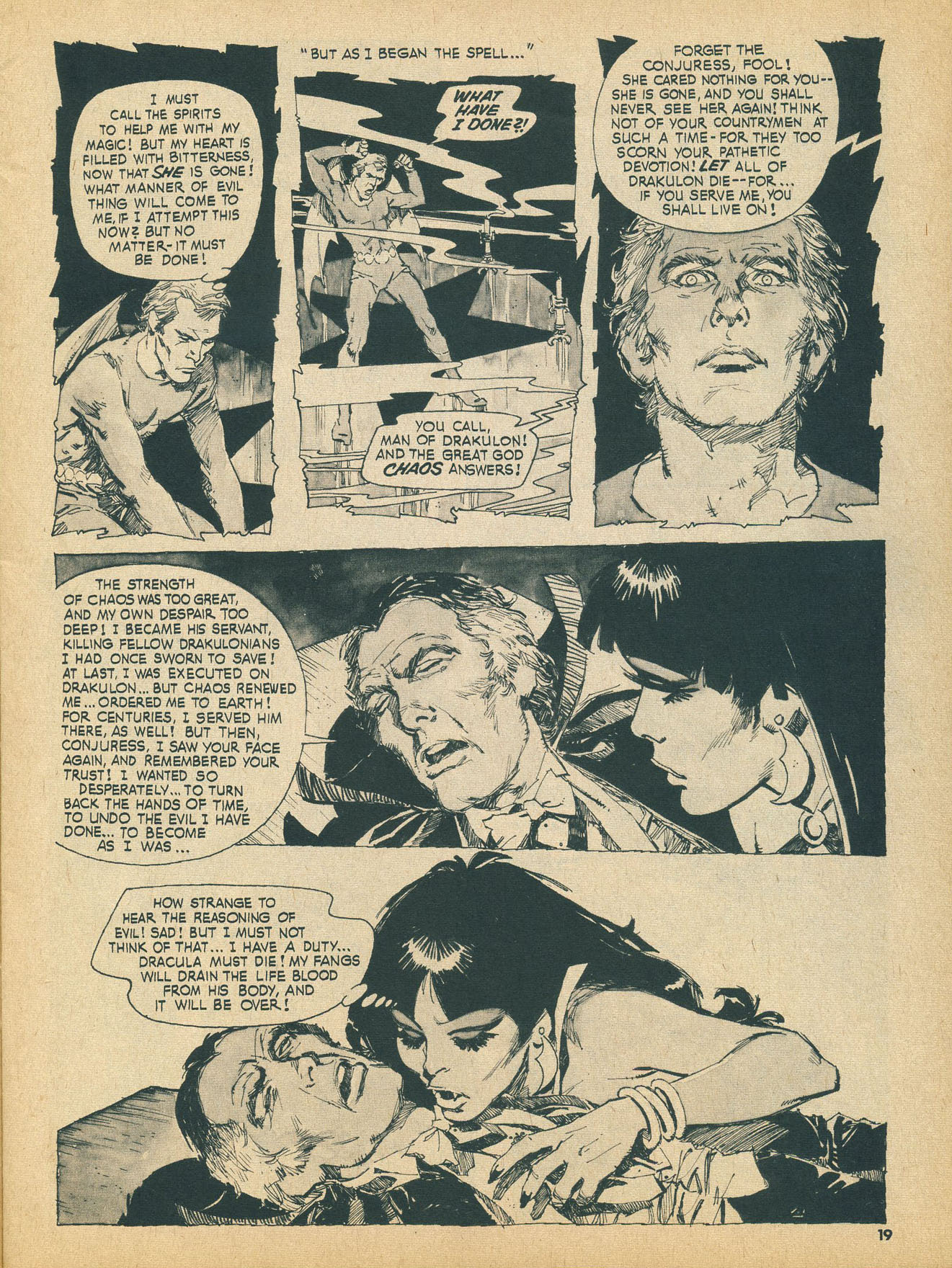 Read online Vampirella (1969) comic -  Issue #18 - 19