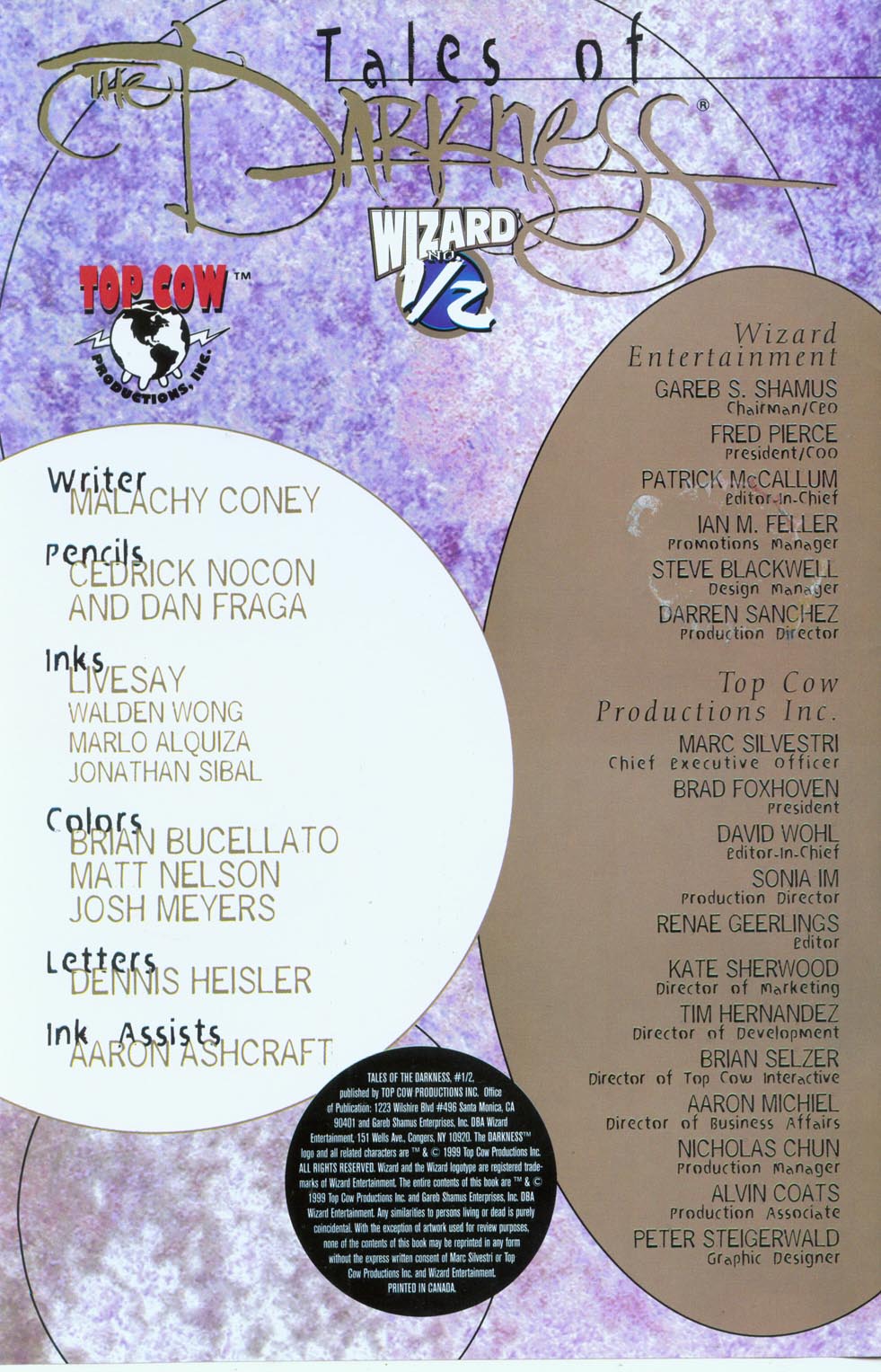 Read online Tales of the Darkness comic -  Issue #0.5 - 4