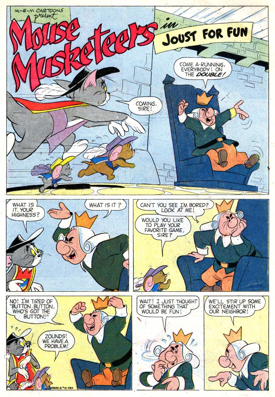 Read online M.G.M's The Mouse Musketeers comic -  Issue #12 - 3
