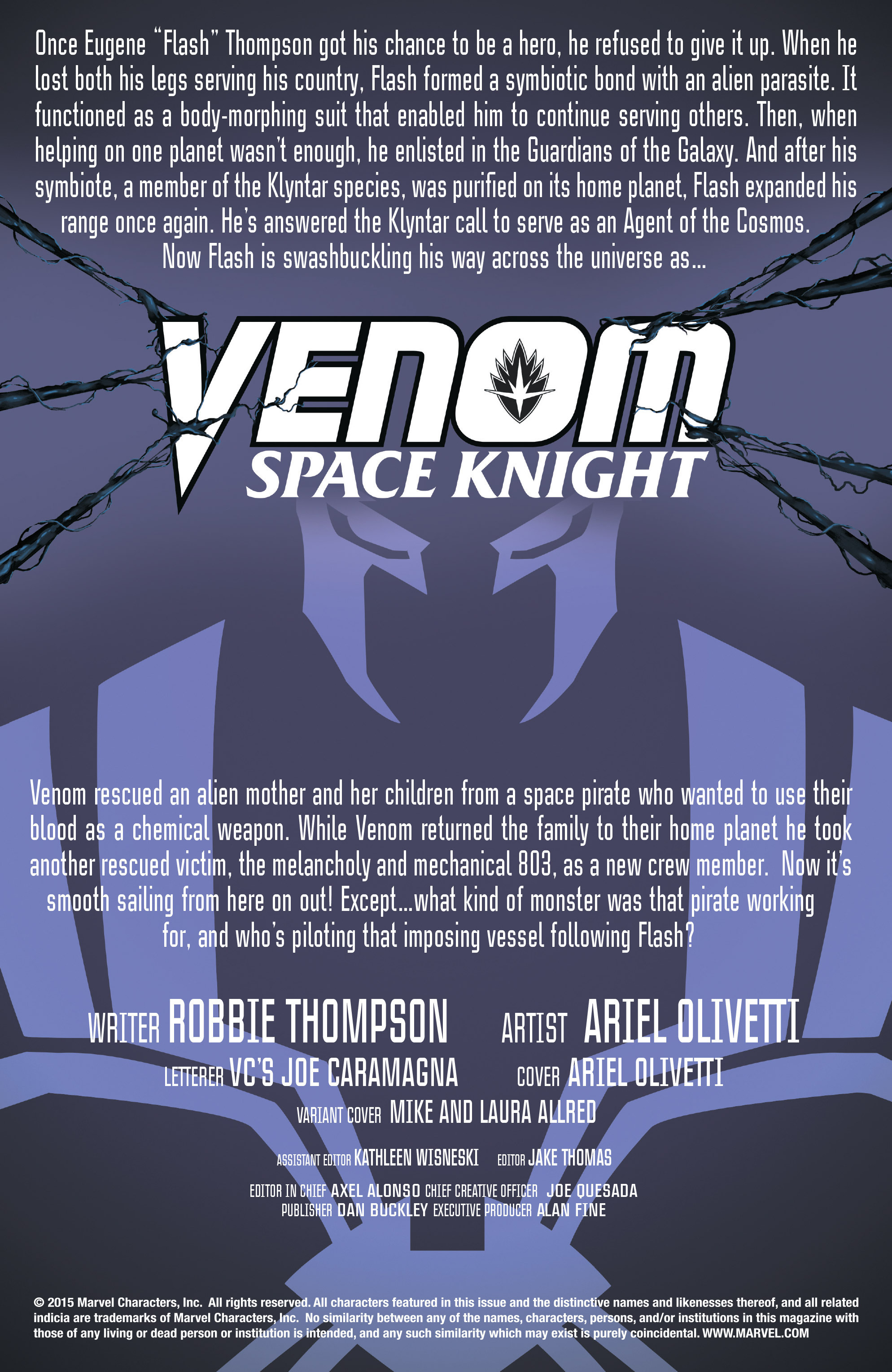 Read online Venom: Space Knight comic -  Issue #2 - 2