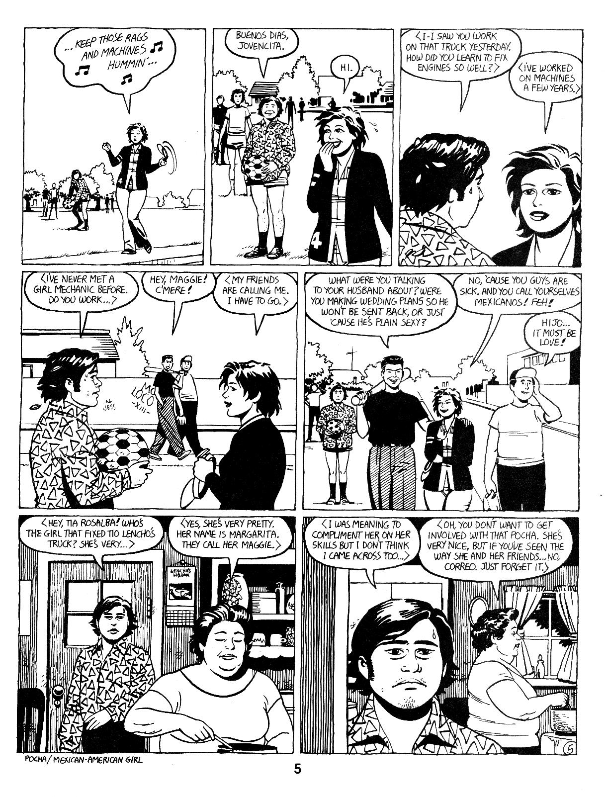 Read online Love and Rockets (1982) comic -  Issue #15 - 7