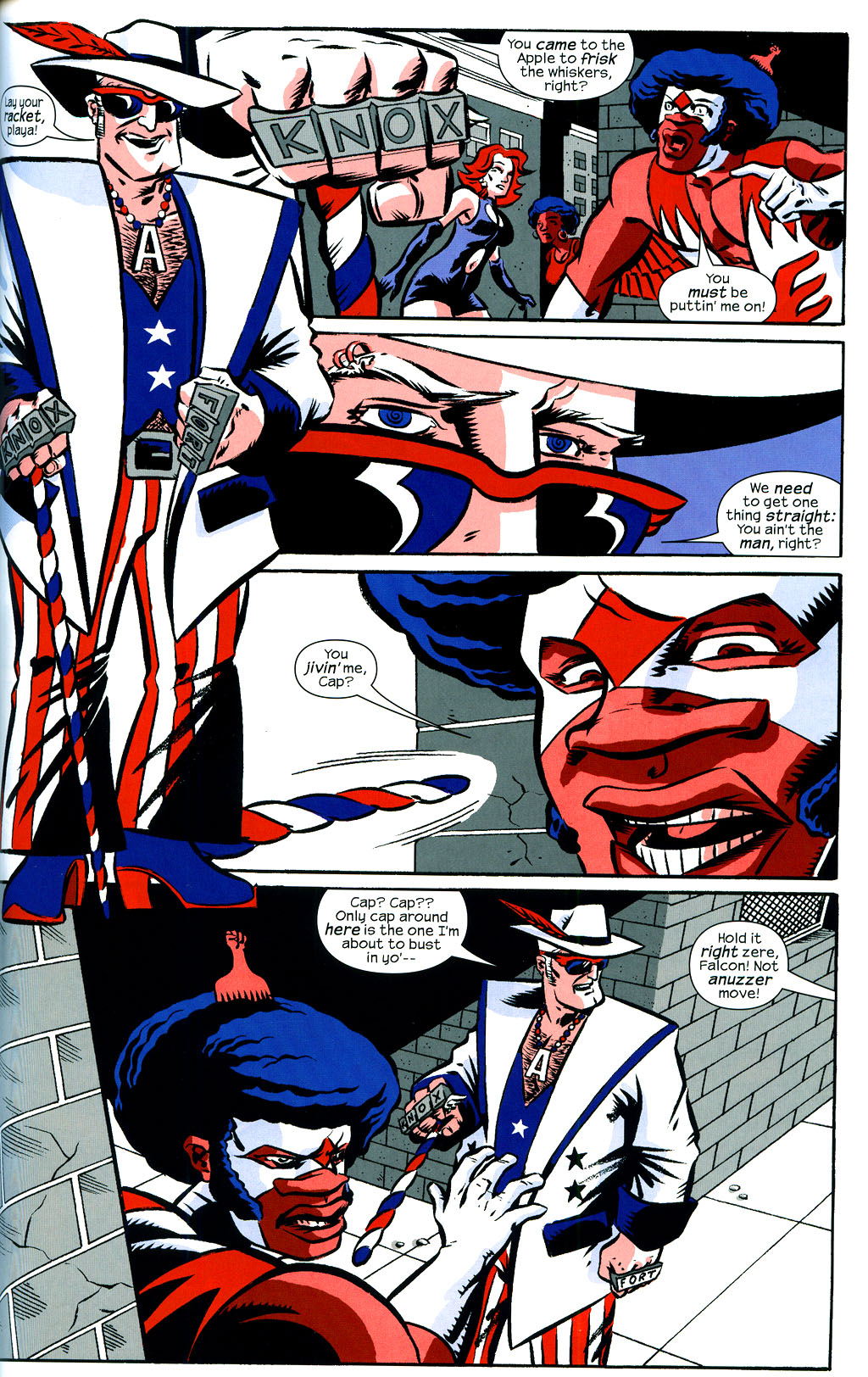 Read online Captain America: Red, White & Blue comic -  Issue # TPB - 75