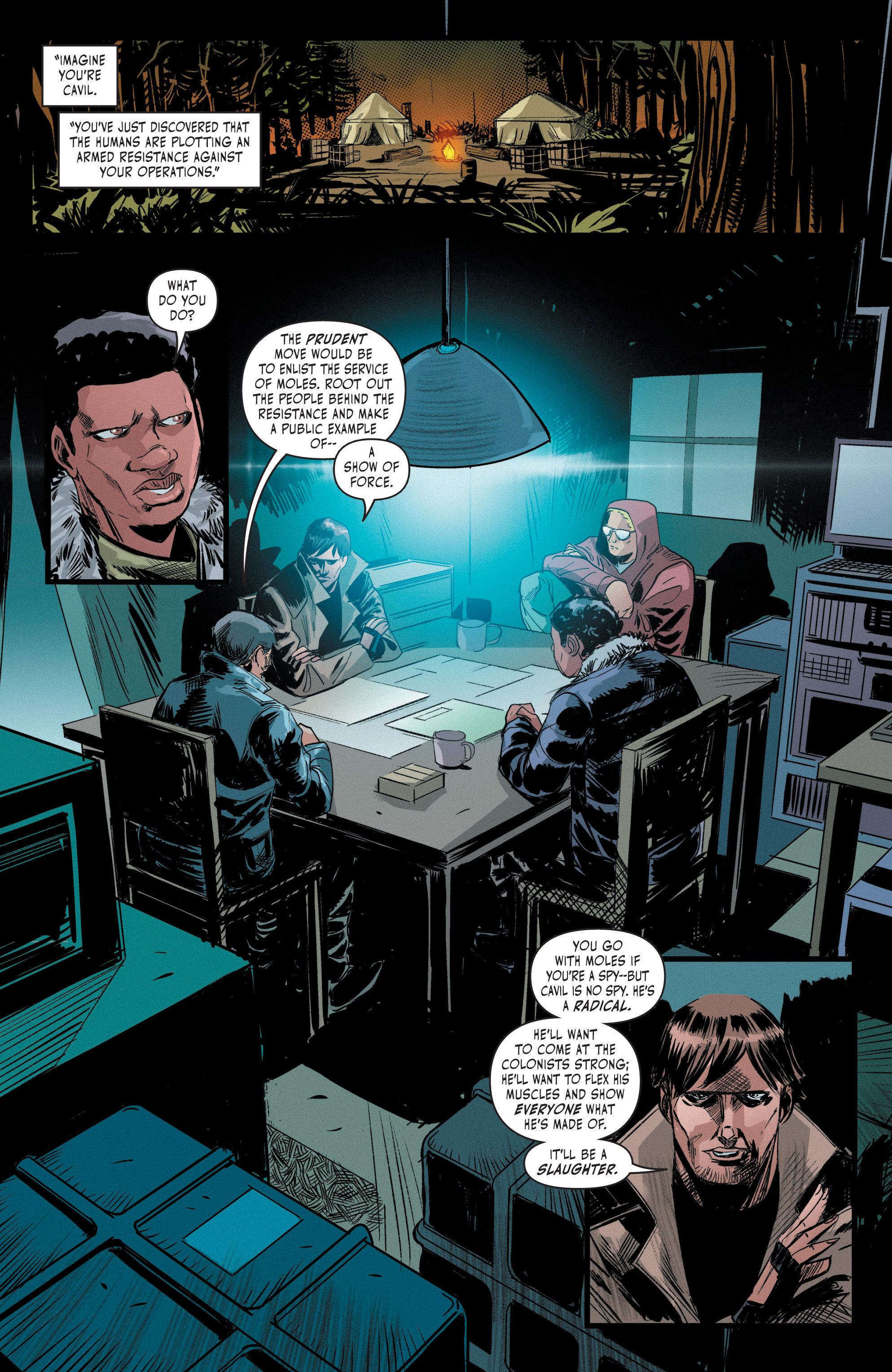 Read online Battlestar Galactica: Twilight Command comic -  Issue #5 - 4