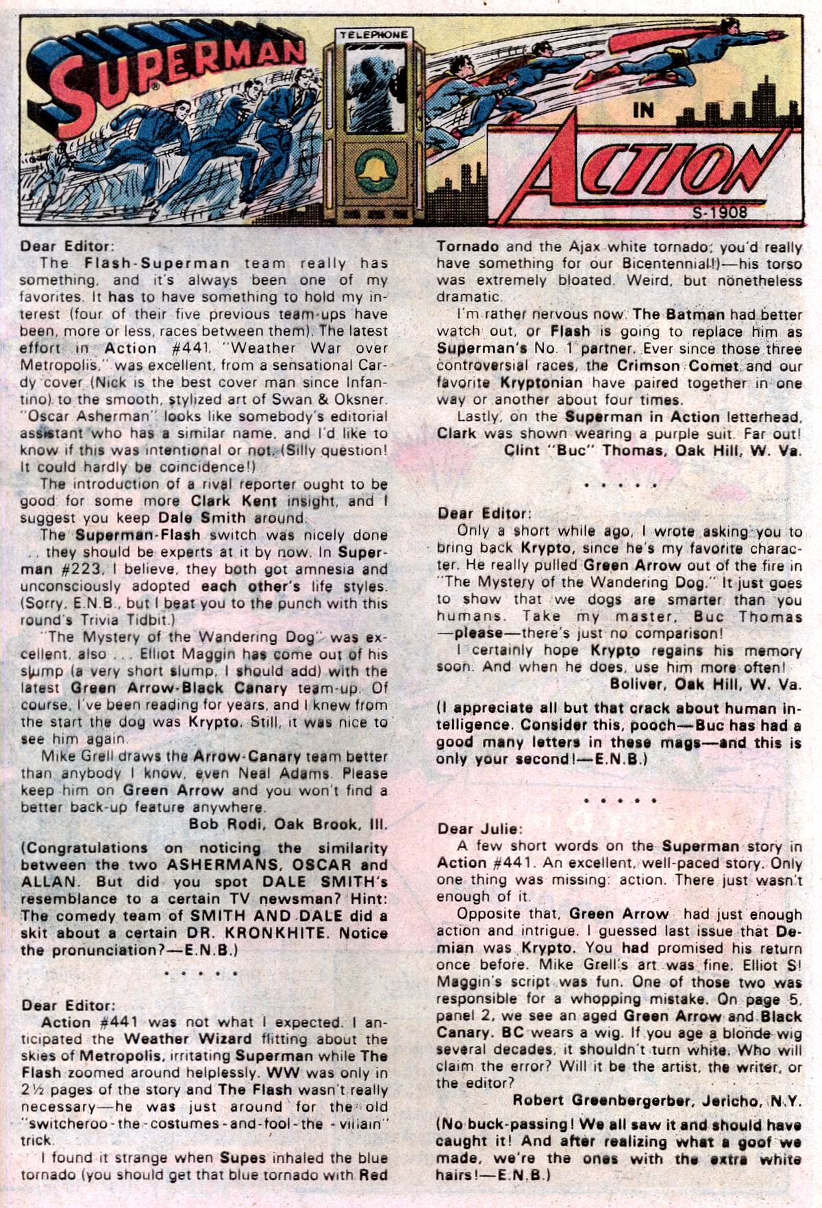 Read online Action Comics (1938) comic -  Issue #445 - 33