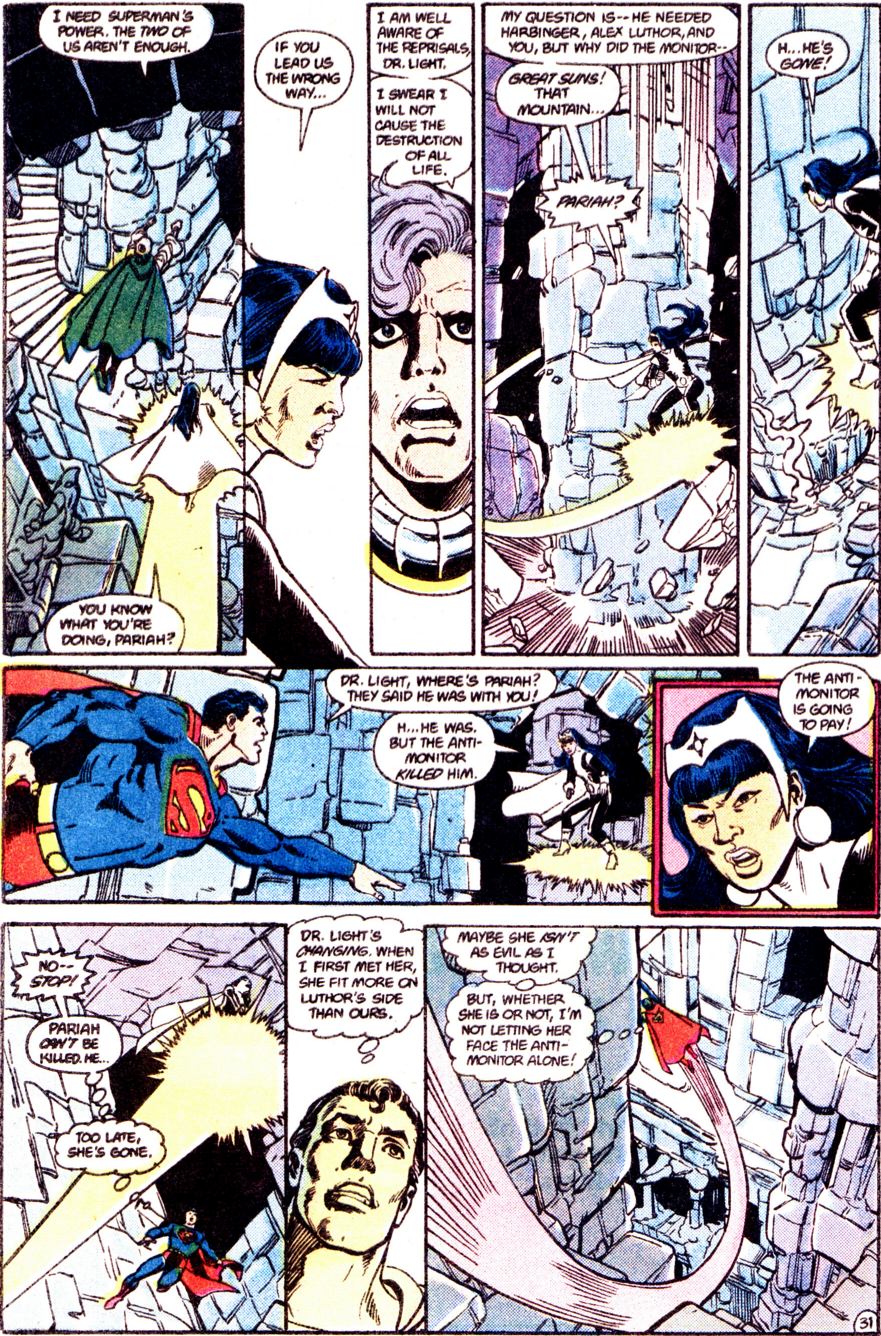 Read online Crisis on Infinite Earths (1985) comic -  Issue #7 - 31
