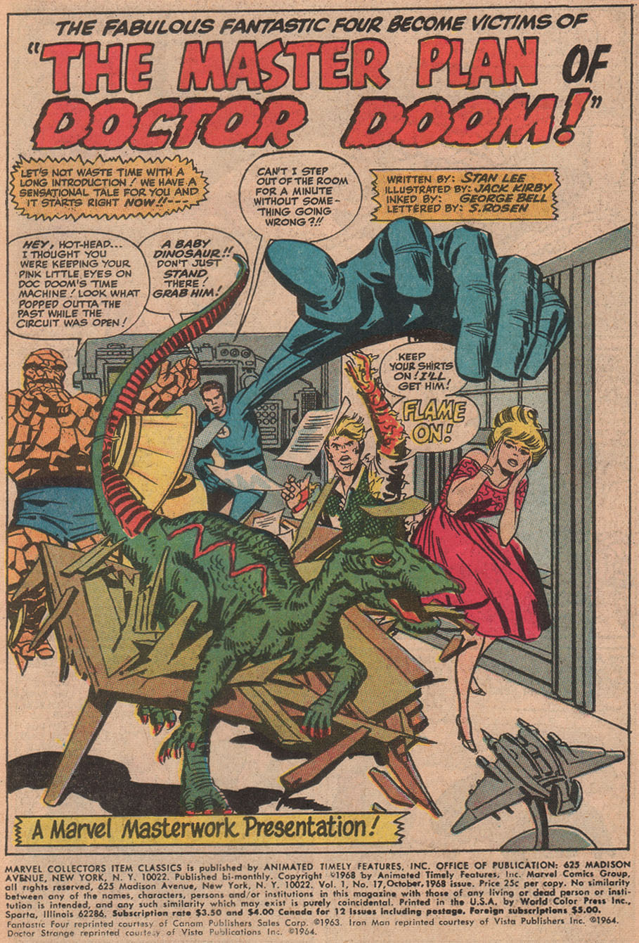 Read online Marvel Collectors' Item Classics comic -  Issue #17 - 3