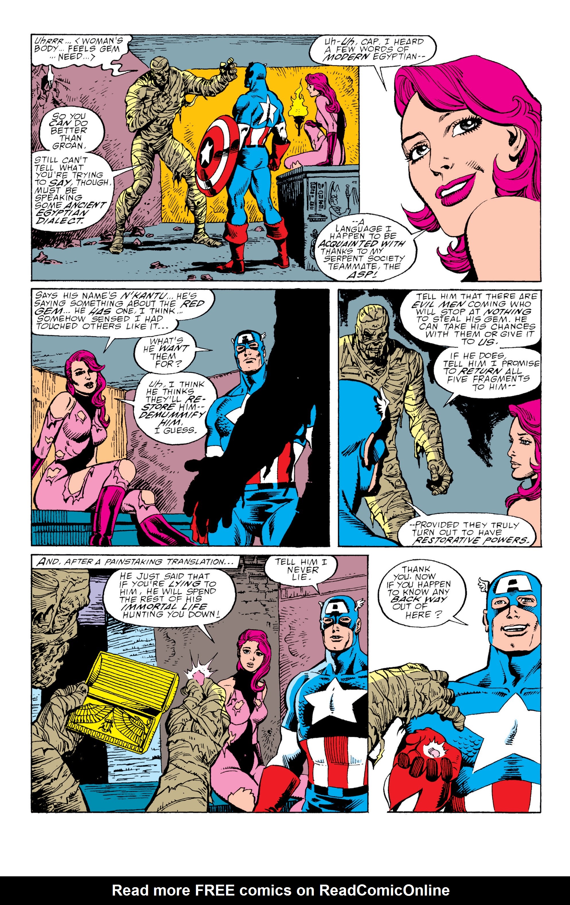 Read online Captain America Epic Collection comic -  Issue # TPB The Bloodstone Hunt (Part 3) - 47