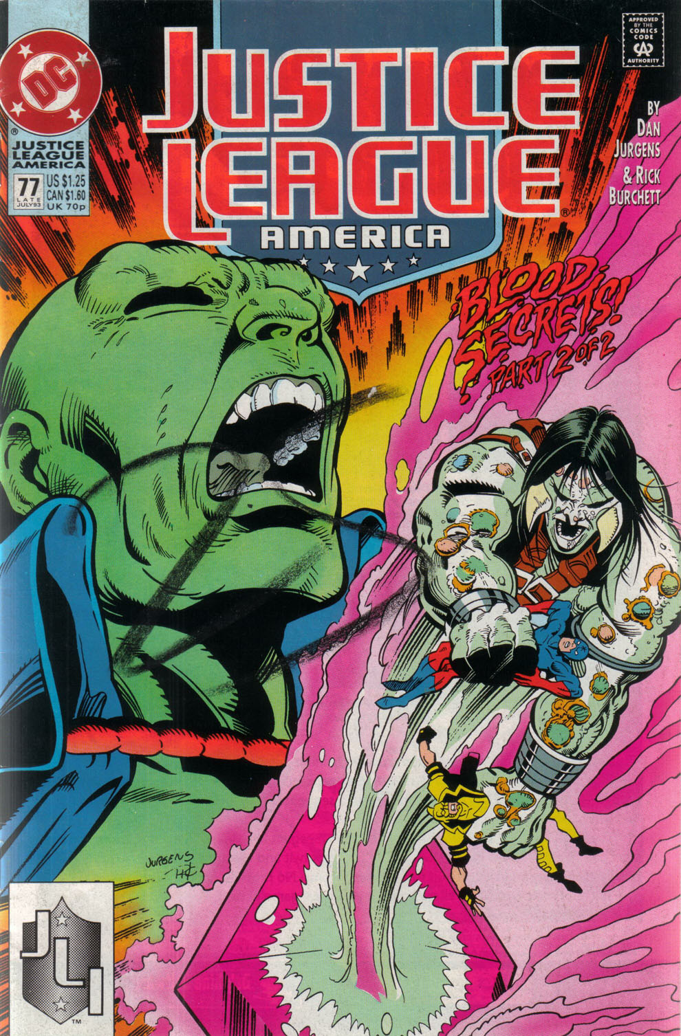 Read online Justice League America comic -  Issue #77 - 1