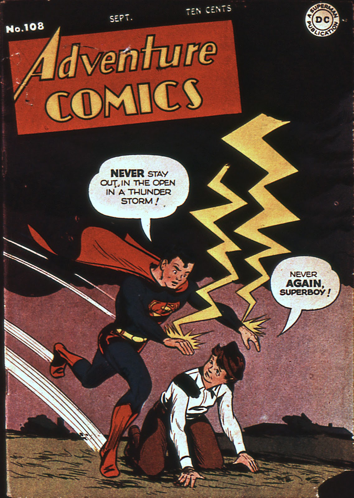 Adventure Comics (1938) issue 108 - Page 1
