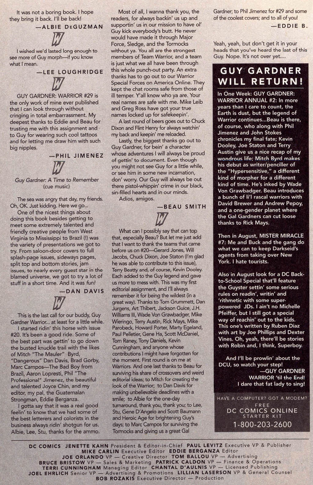Read online Guy Gardner: Warrior comic -  Issue #44 - 24