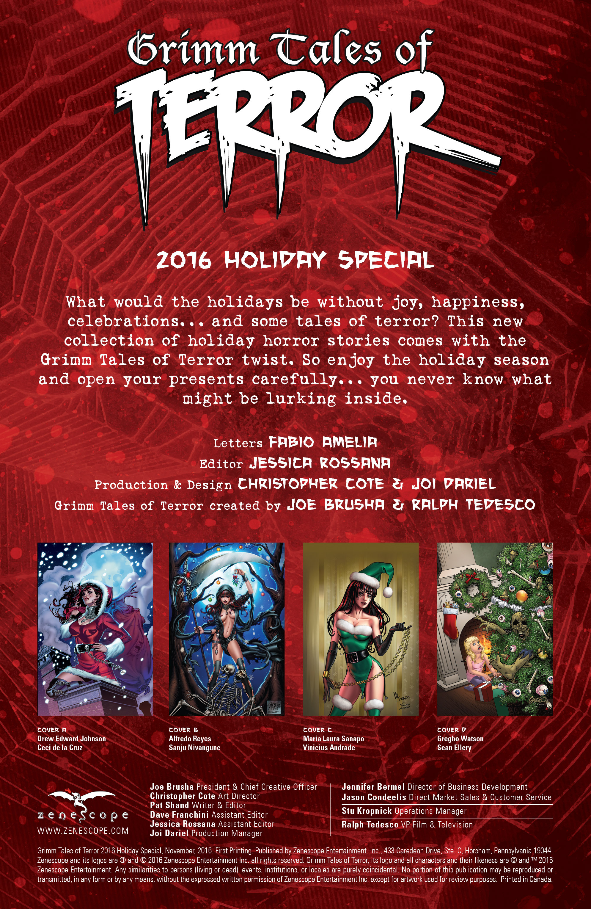 Read online Grimm Tales of Terror 2016 Holiday Special comic -  Issue # Full - 2